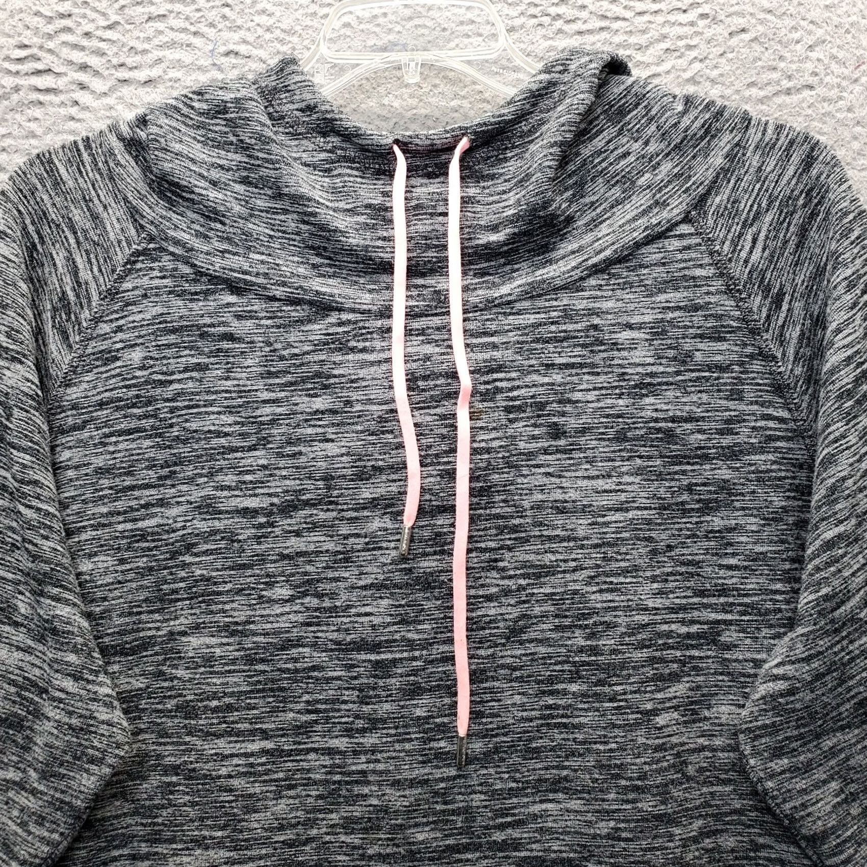 Vintage Lukka Hoodie Womens Large Gray Space Dye Thumb Hole Pullover Hoodie Space Dye Womens Large Gray Lukka Hoodie Size L / US 10 / IT 46 - 7 Thumbnail