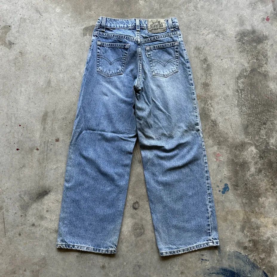 Levi's Vintage Levi's Silver Tab Wide Leg Denim Jeans Size 25" / US 0 / IT 36 - 1 Thumbnail