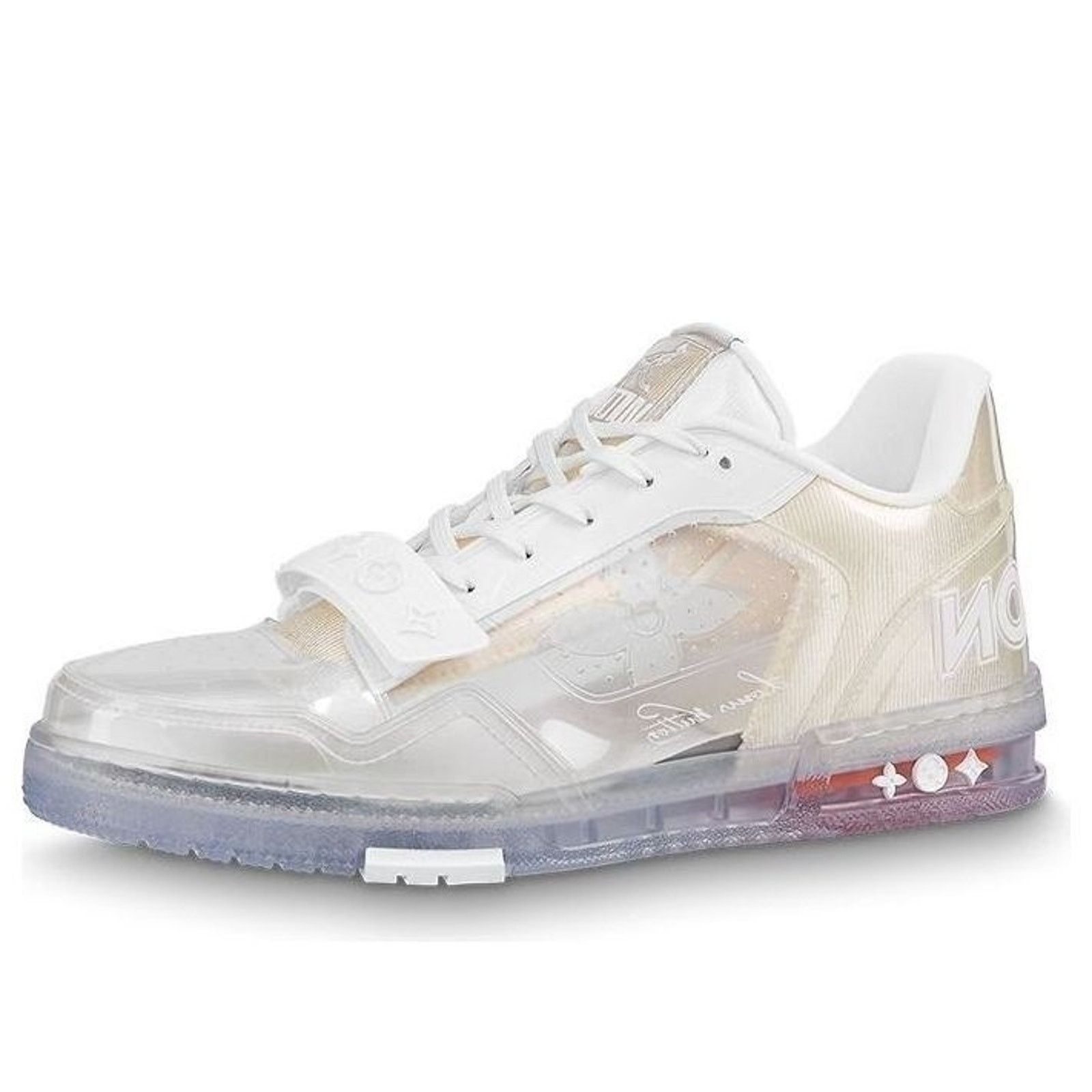 Louis Vuitton Louis Vuitton Transparent Clear PVC Strap Low Top Trainer Size US 9 / EU 42 - 1 Thumbnail