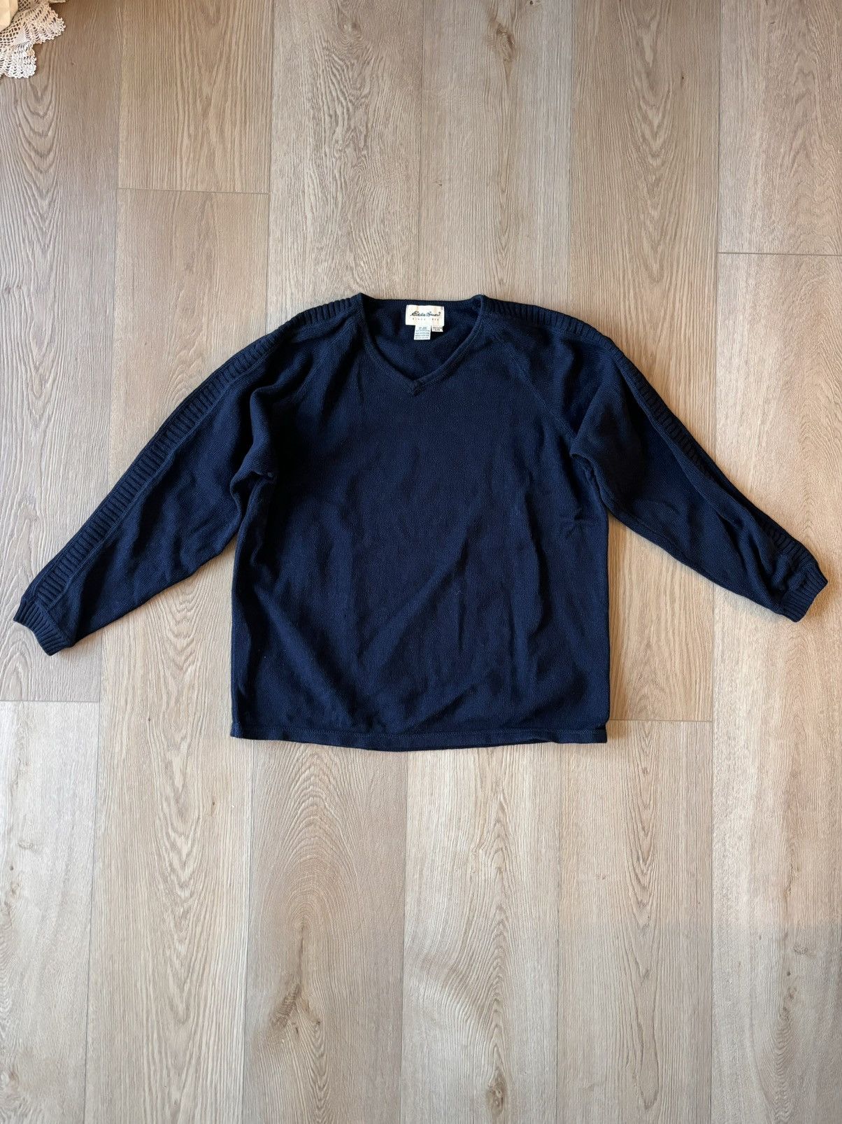 Eddie Bauer × Vintage Vintage Eddie Bauer Raglan sleeve knit sweater Size US L / EU 52-54 / 3 - 1 Thumbnail