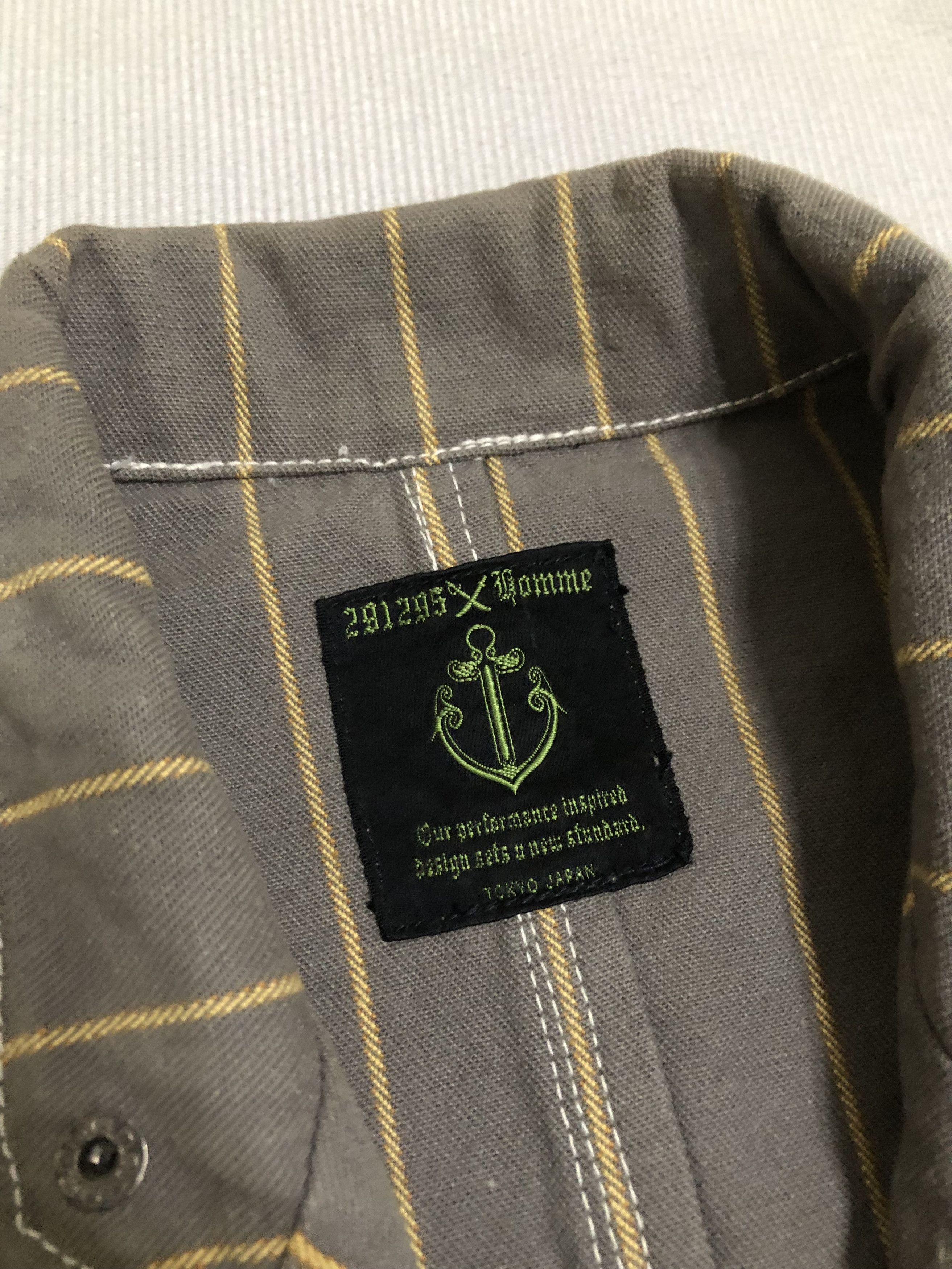 291295=Homme 291295=Homme Asymmetric striped jacket Size US M / EU 48-50 / 2 - 9 Thumbnail