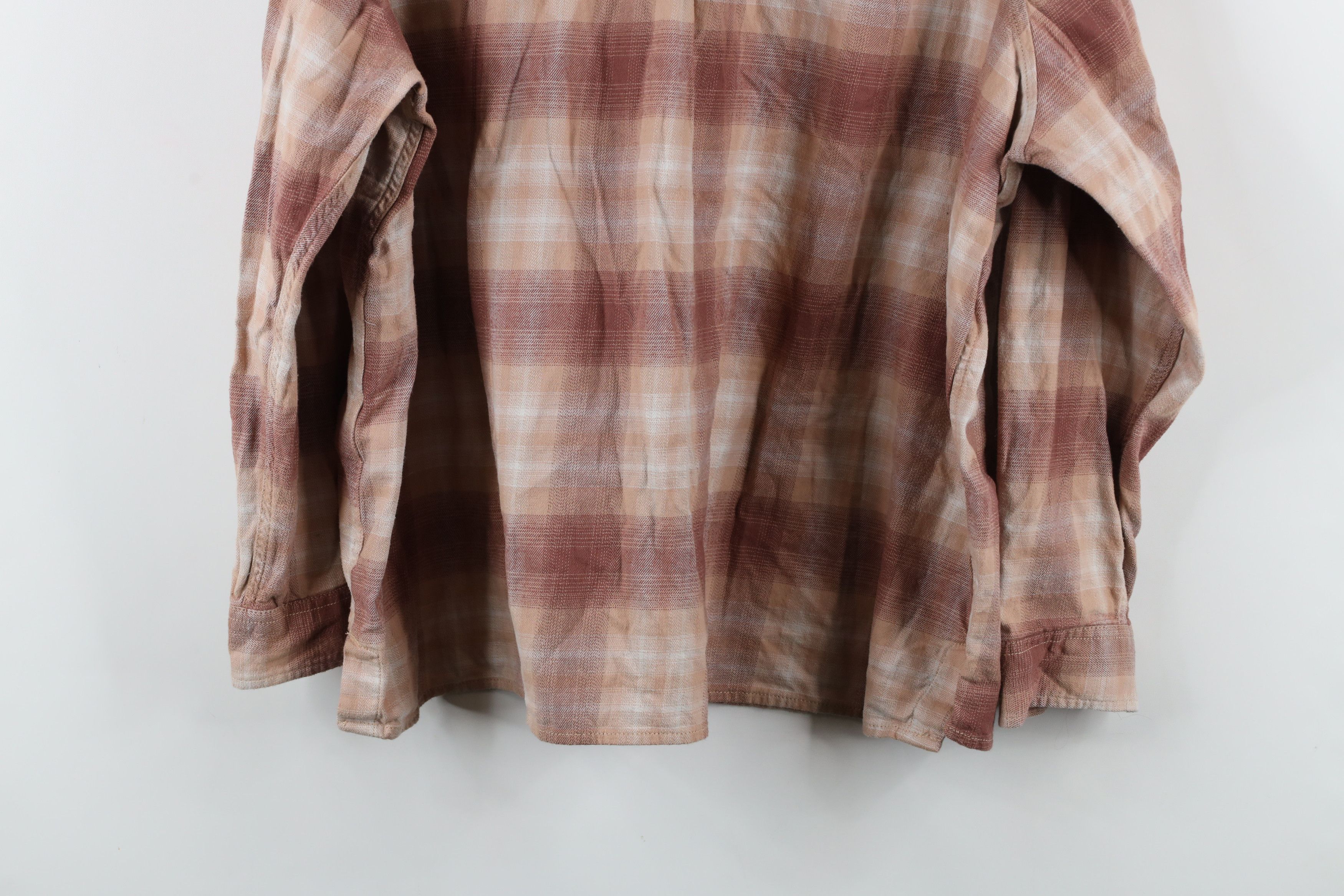 Carhartt × Vintage Vintage Carhartt Rugged Flex Flannel Collared Button Shirt Size XXL / US 16-18 / IT 52-54 - 12 Thumbnail