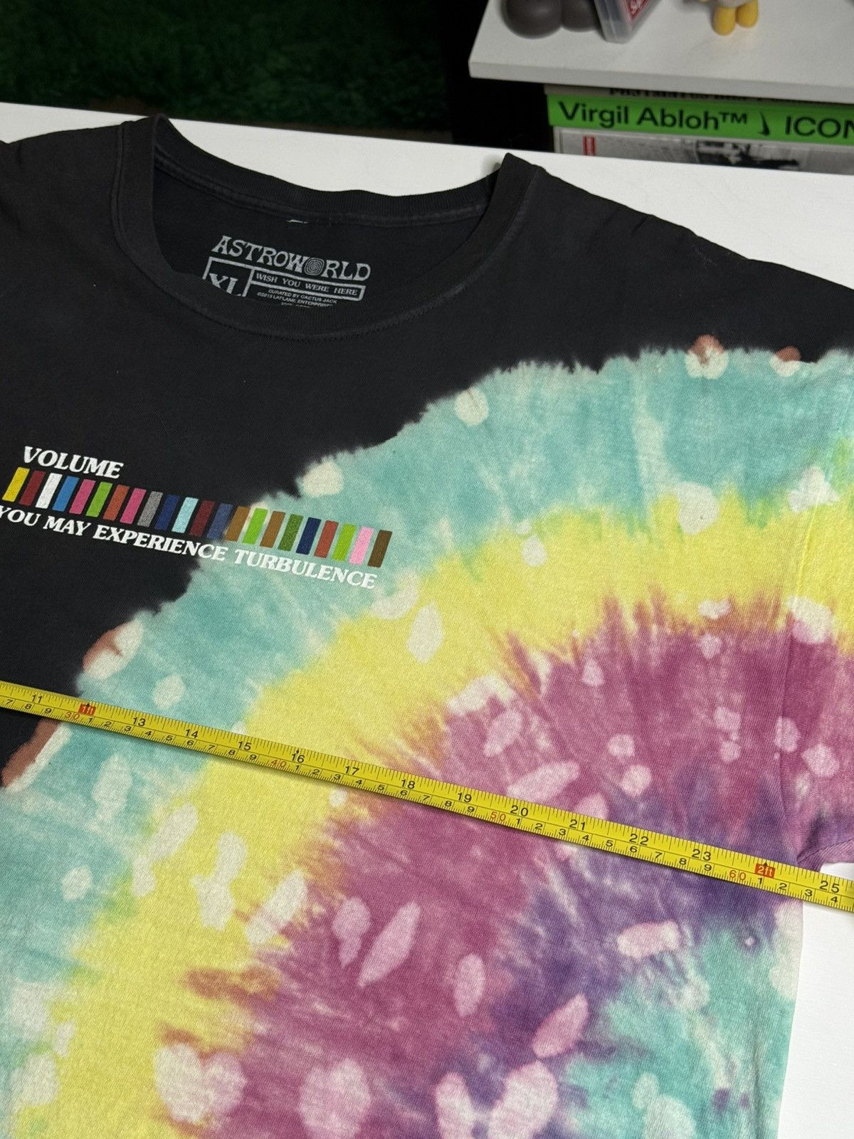 Travis Scott Travis Scott Astrofest 19' Tie-Dye Tee "Black" [XL] PREOWNED Size US XL / EU 56 / 4 - 7 Thumbnail