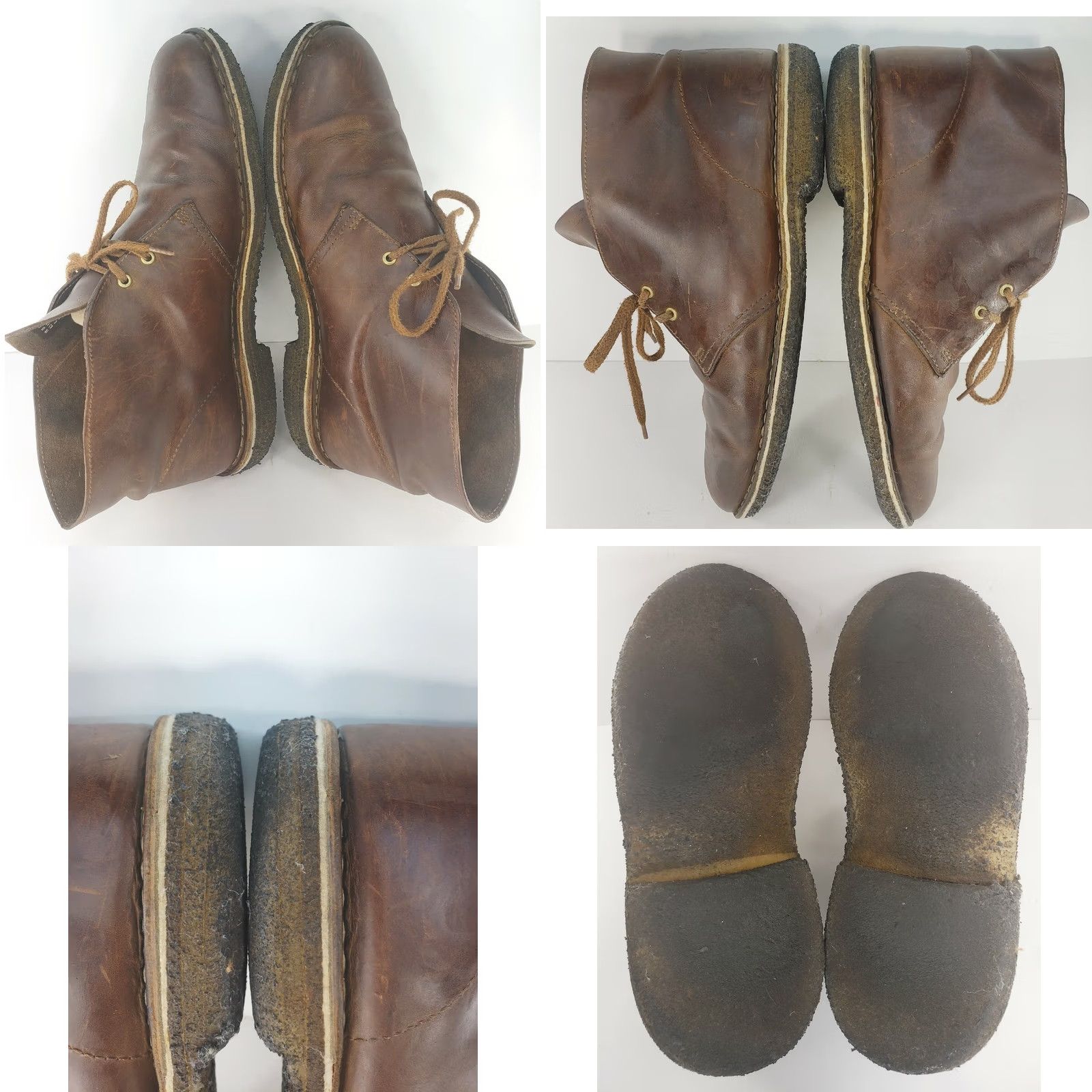 Clarks Clarks Desert Boot Men's Size 9.5 Beeswax Brown Leather Lace-up Comfy Size US 9 / EU 42 - 8 Thumbnail