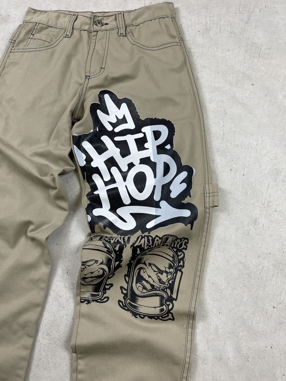 Vintage Y2K Ecko Hip-Hop Spray Paint Pants Size US 28 / EU 44 - 2 Thumbnail