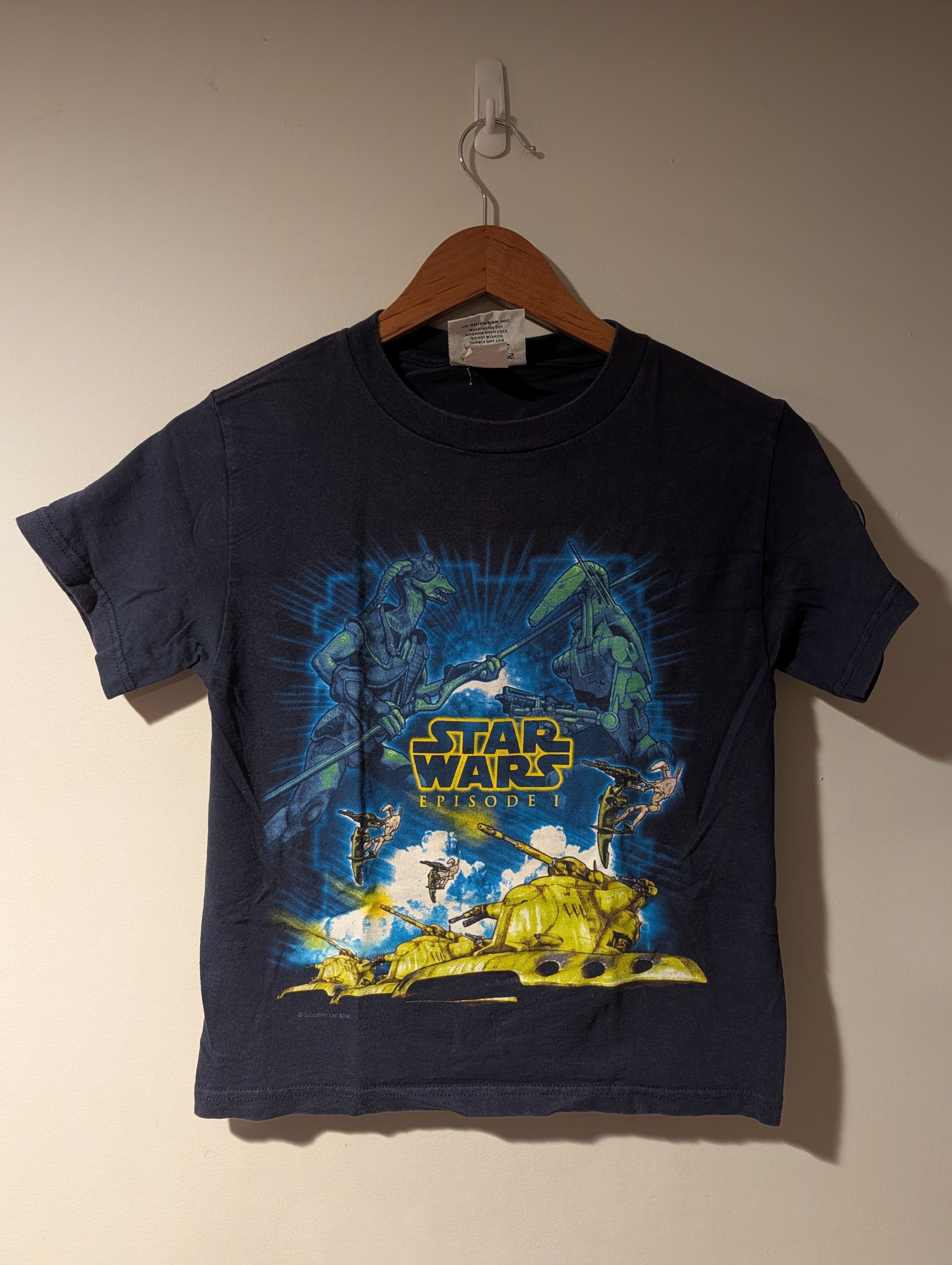 Star Wars Vintage Star Wars Episode 1 Phantom Menace T Shirt BOYS Size US S / EU 44-46 / 1 - 1 Thumbnail