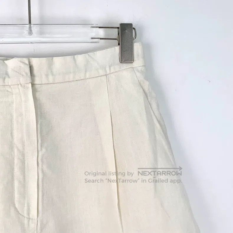 Chanel Chanel Beige linen casual shorts Size 25" / US 0 / IT 36 - 3 Thumbnail