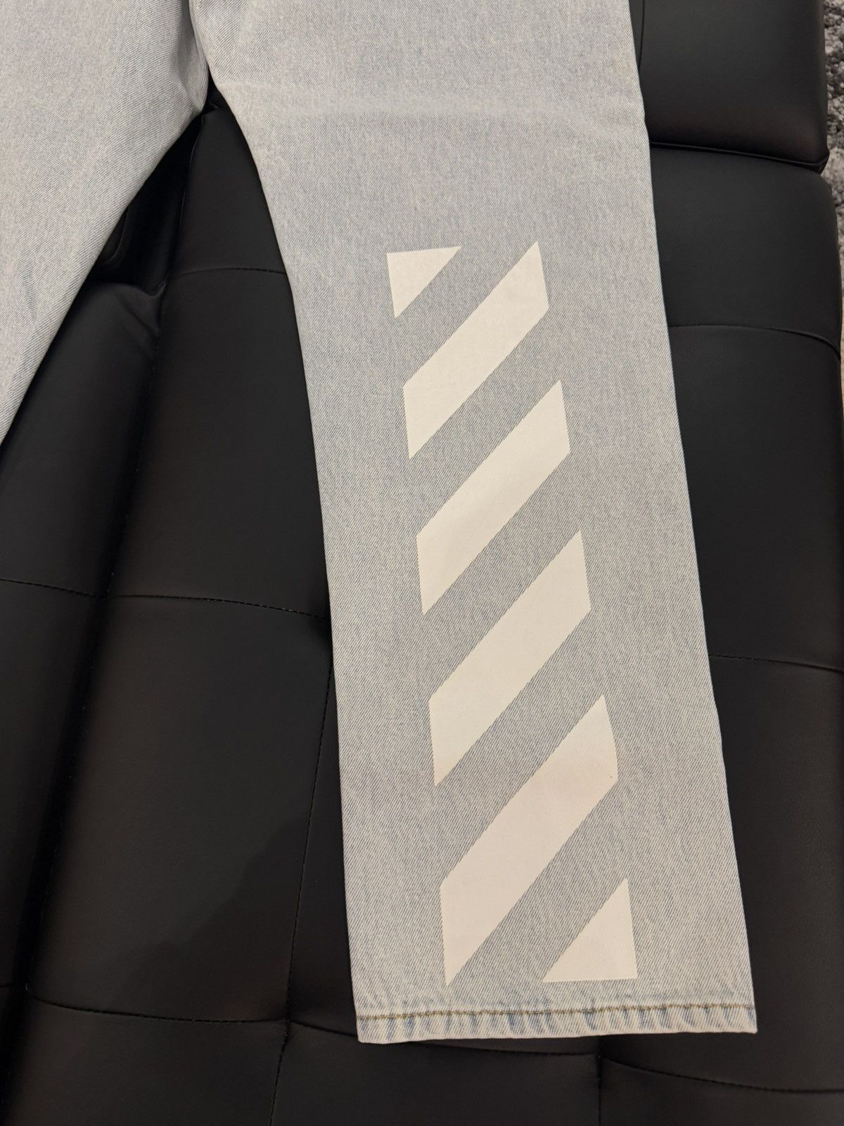 Off-White Size 38 - Off-White Diag Tab Arrow Jeans Slim Virgil Abloh Size US 38 / EU 54 - 3 Thumbnail