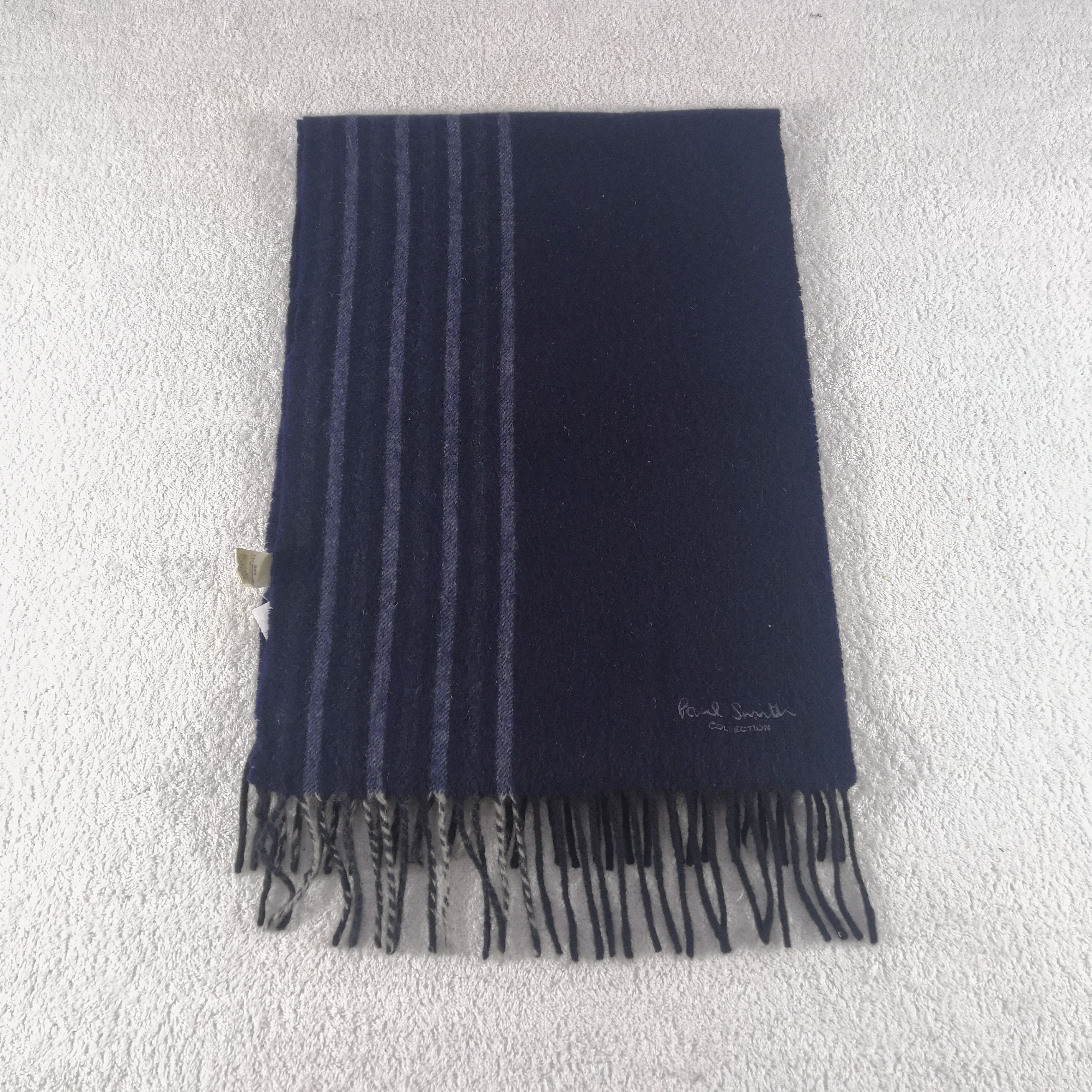 Paul Smith Vintage Paul Smith Scarf Fringe Cashmere Winter Scarves . Size ONE SIZE - 3 Thumbnail