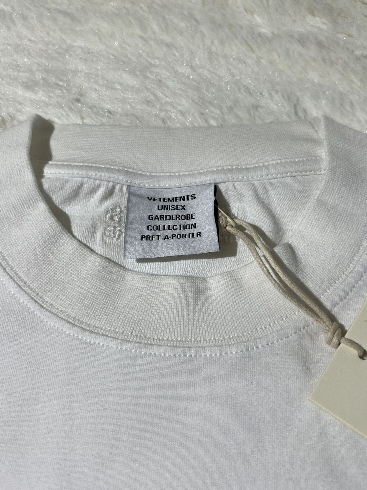 Vetements Vetements Haute Couture Logo White T Shirt Size US XS / EU 42 / 0 - 3 Thumbnail