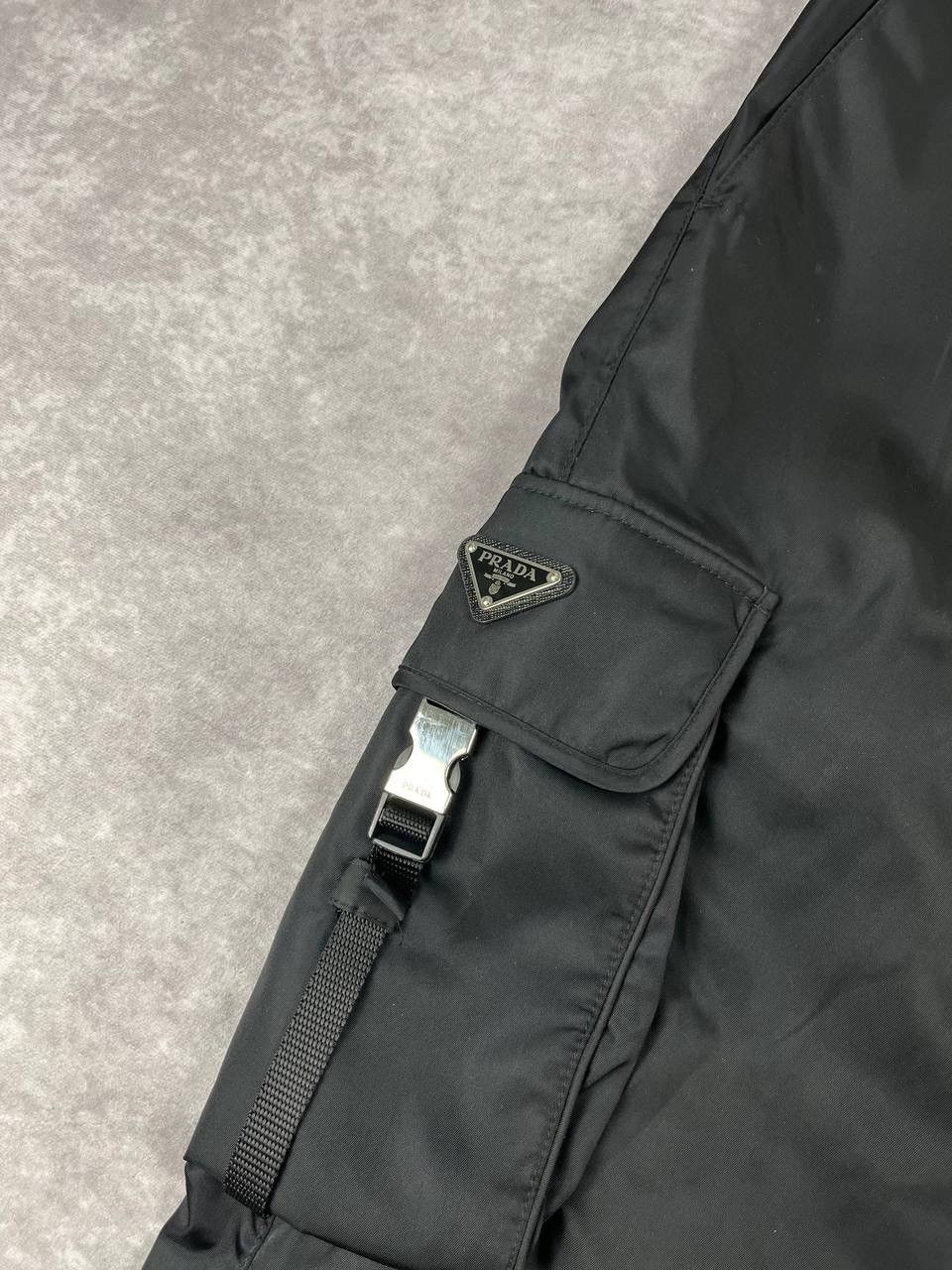 Prada Prada Re-Nylon Cargo Pants – Black – Size 52 (IT) Size US 33 - 2 Thumbnail