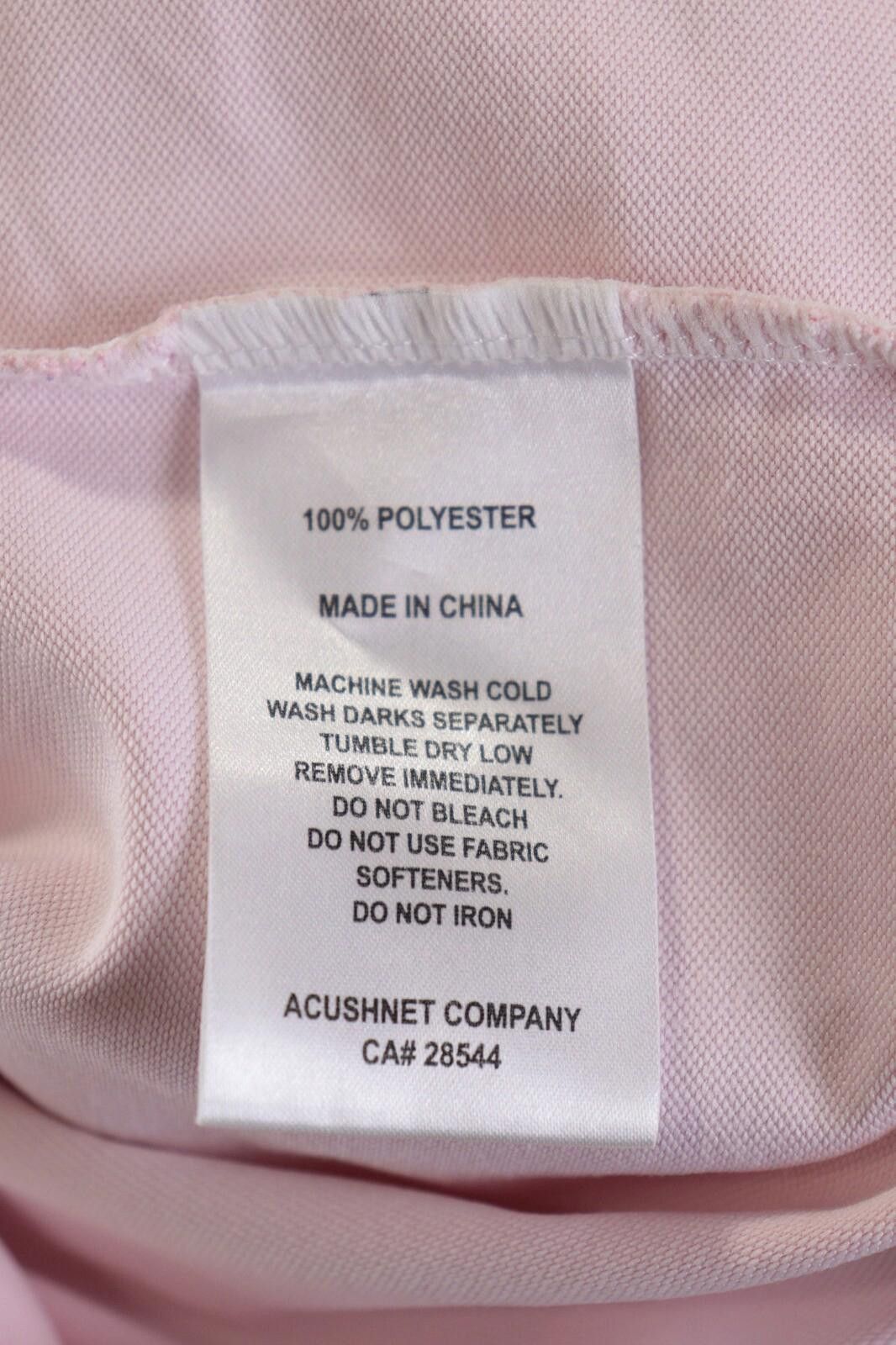 Fjallraven FJ FootJoy Pink Golf Polyester Sports Wear Polo Shirt Size L Size US L / EU 52-54 / 3 - 10 Thumbnail
