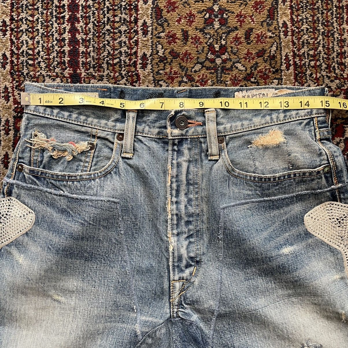 Kapital Kapital Kountry RARE Bone Selvedge Denim Shorts NAPA sz 31 Size US 31 - 17 Thumbnail