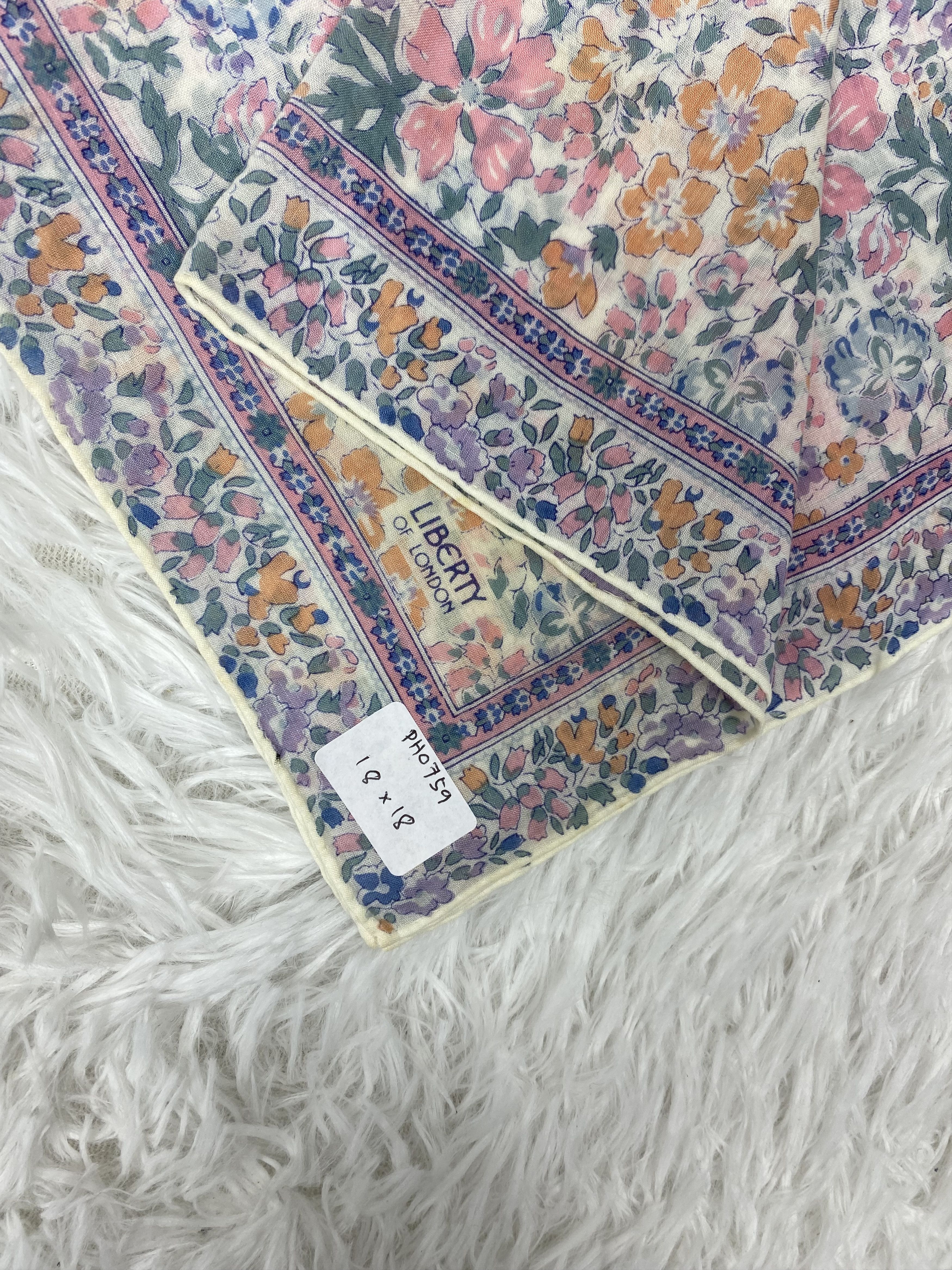 Liberty × Vintage Vintage Liberty Handkerchief Neckerchief PH0759 Size ONE SIZE - 2 Thumbnail