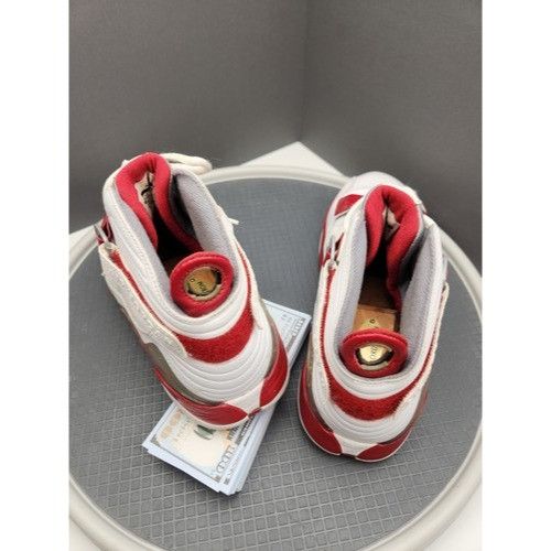 Jordan Brand Air Jordan mens 11.5 Retro 8.0 Retro White Red amazing condi Size US 11.5 / EU 44-45 - 4 Thumbnail