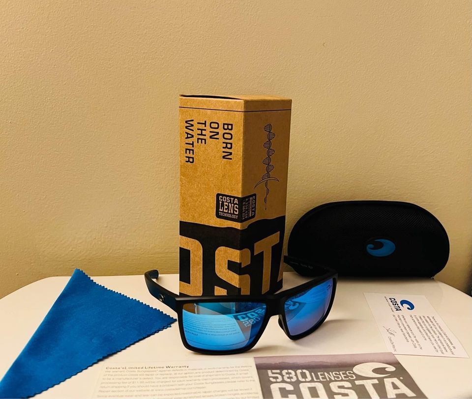 Costa Del Mar Costa Sunglass Polarized Ice Blue Rinconcito Series 580 P Size ONE SIZE - 4 Thumbnail