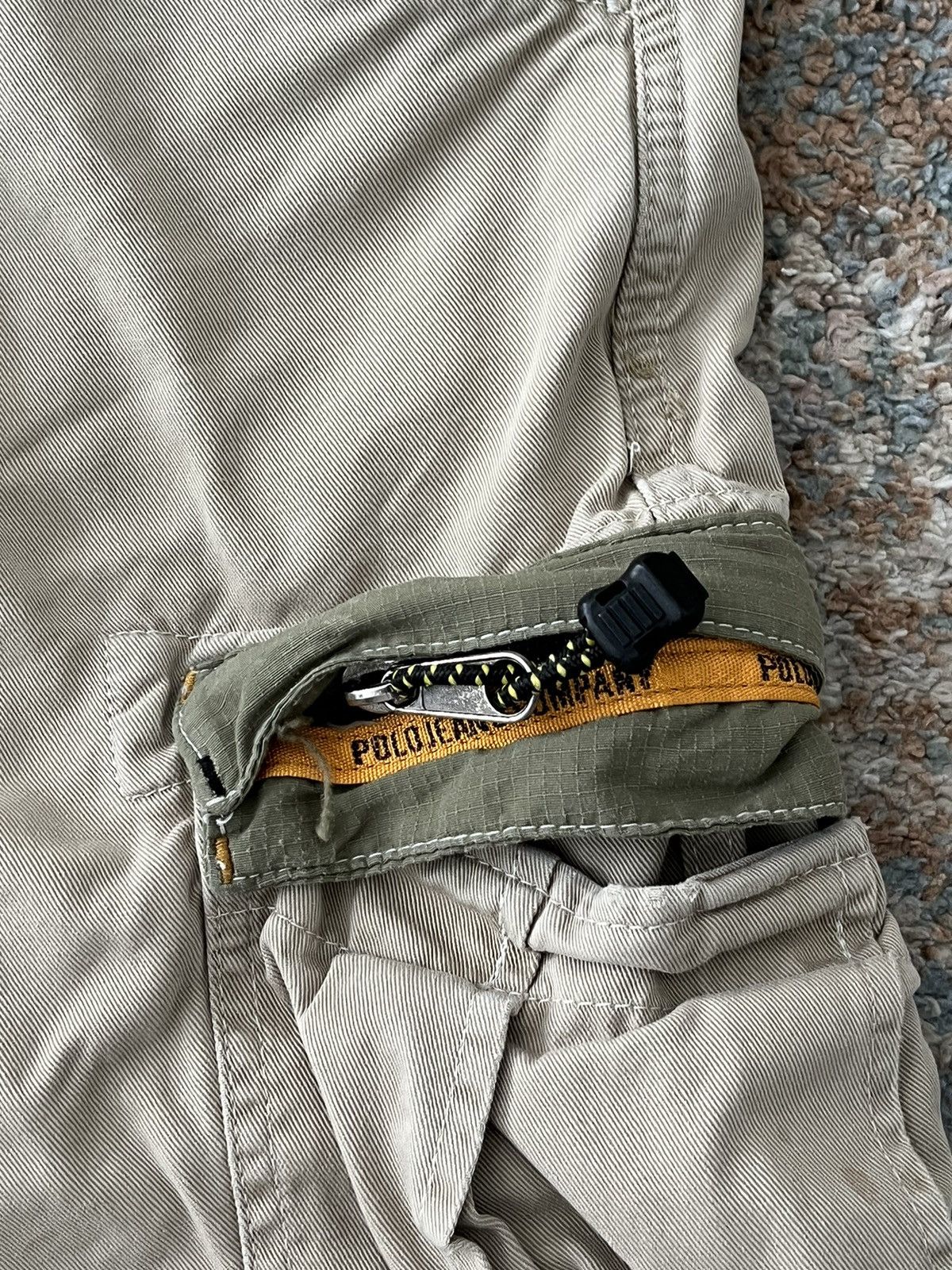 Vintage VTG Polo Ralph Lauren Stash Cargo Shorts Distressed 36 Size US 36 / EU 52 - 4 Thumbnail