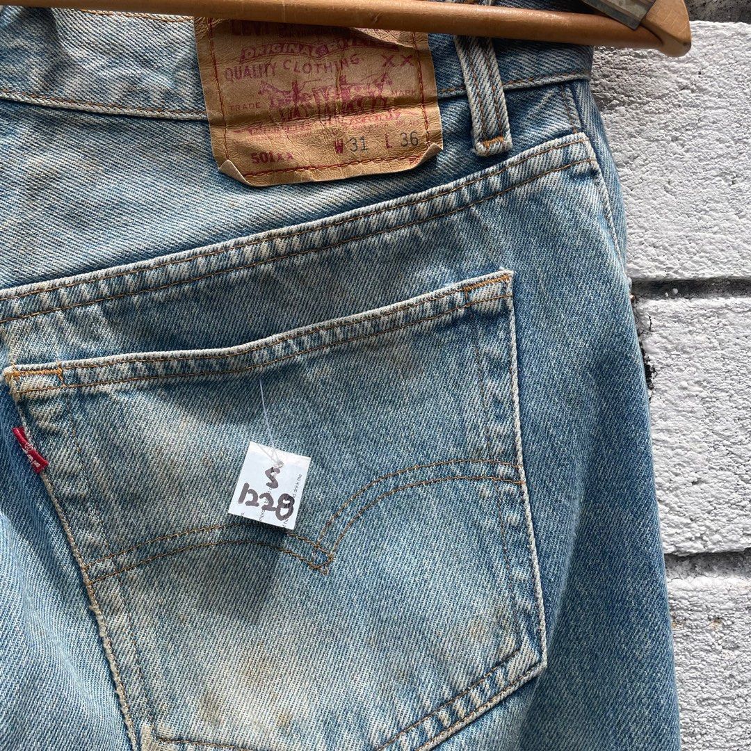 Levi's × Levi's Vintage Clothing × Vintage Size 30 Vintage Levis 501 Jeans Denim USA Size US 30 / EU 46 - 4 Thumbnail
