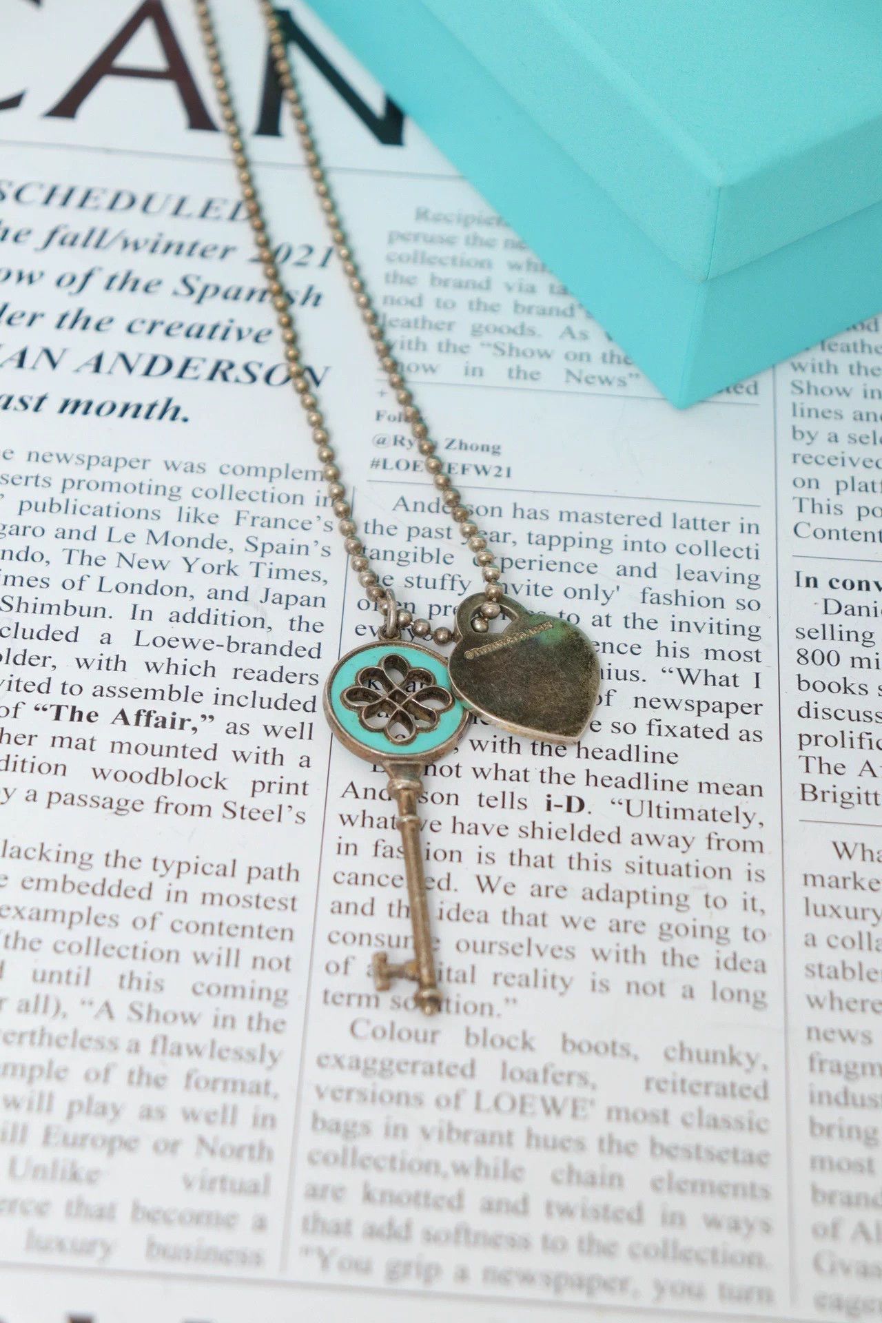 Tiffany & Co. Tiffany Heart Key Necklace 5.3/2x2.5/85.5 Size ONE SIZE - 2 Thumbnail