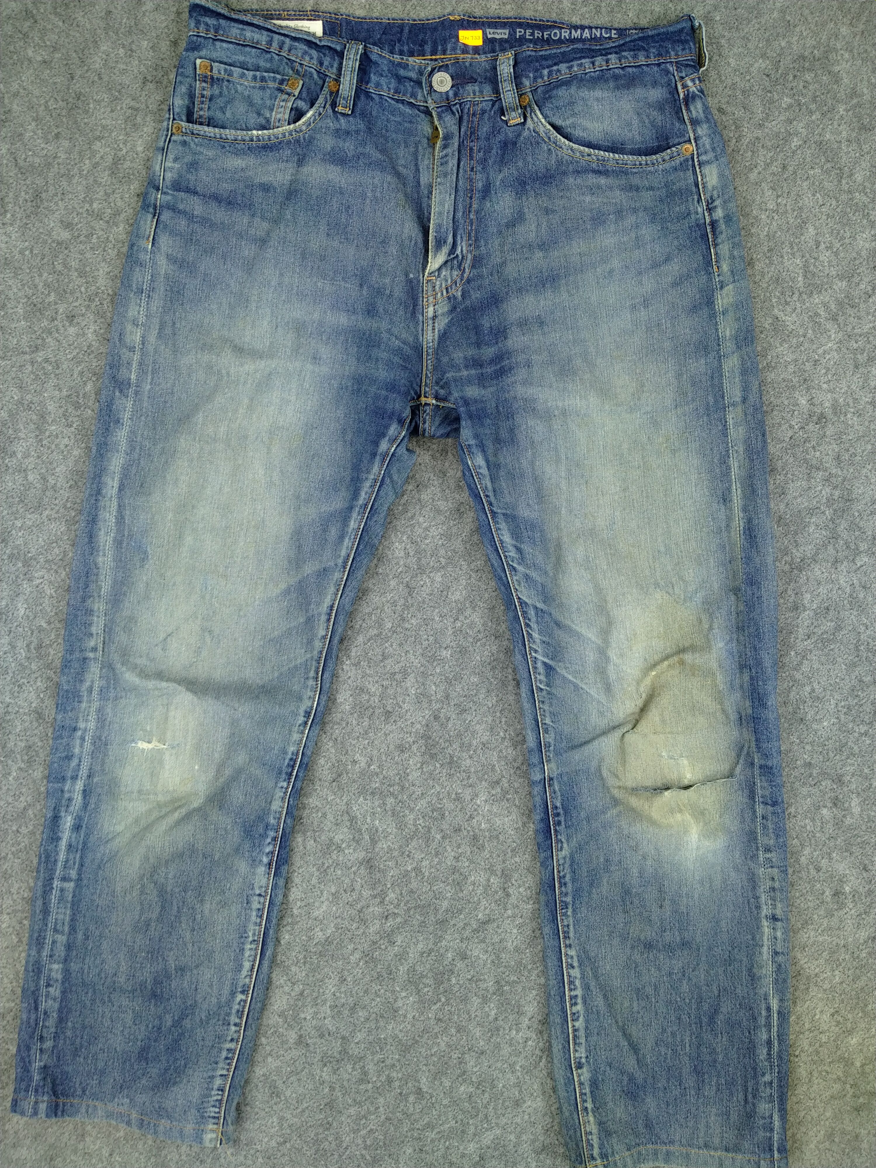 Levi's Faded Blue Levi's Premium 505 Denim 33 x 28.5 JN733 Size US 33 - 1 Thumbnail