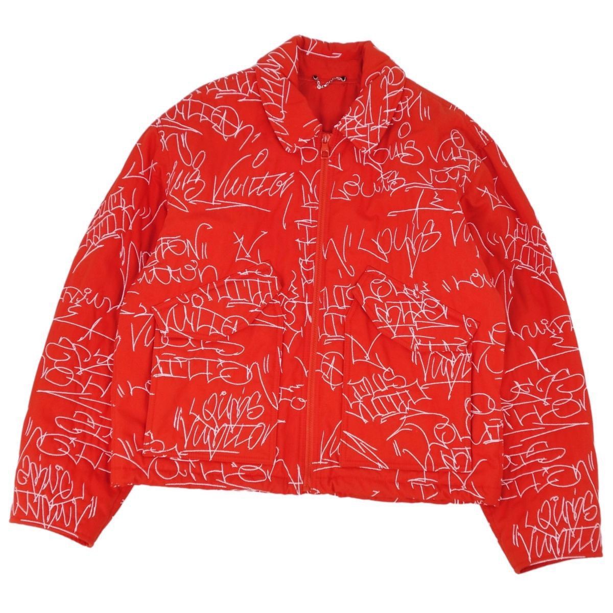 LOUIS VUITTON 22AW Embroidery bomber jacket blouson