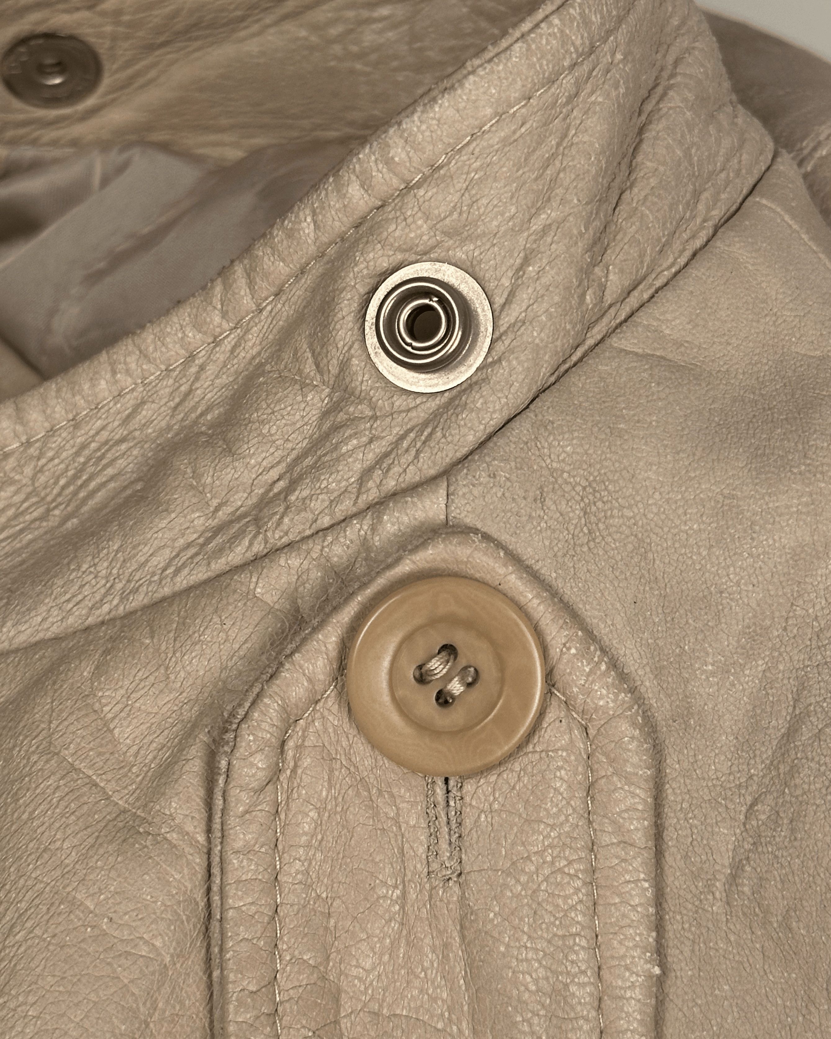 Rick Owens Rick Owens Cracked Blistered Sternberg Leather Jacket Size US M / EU 48-50 / 2 - 8 Thumbnail
