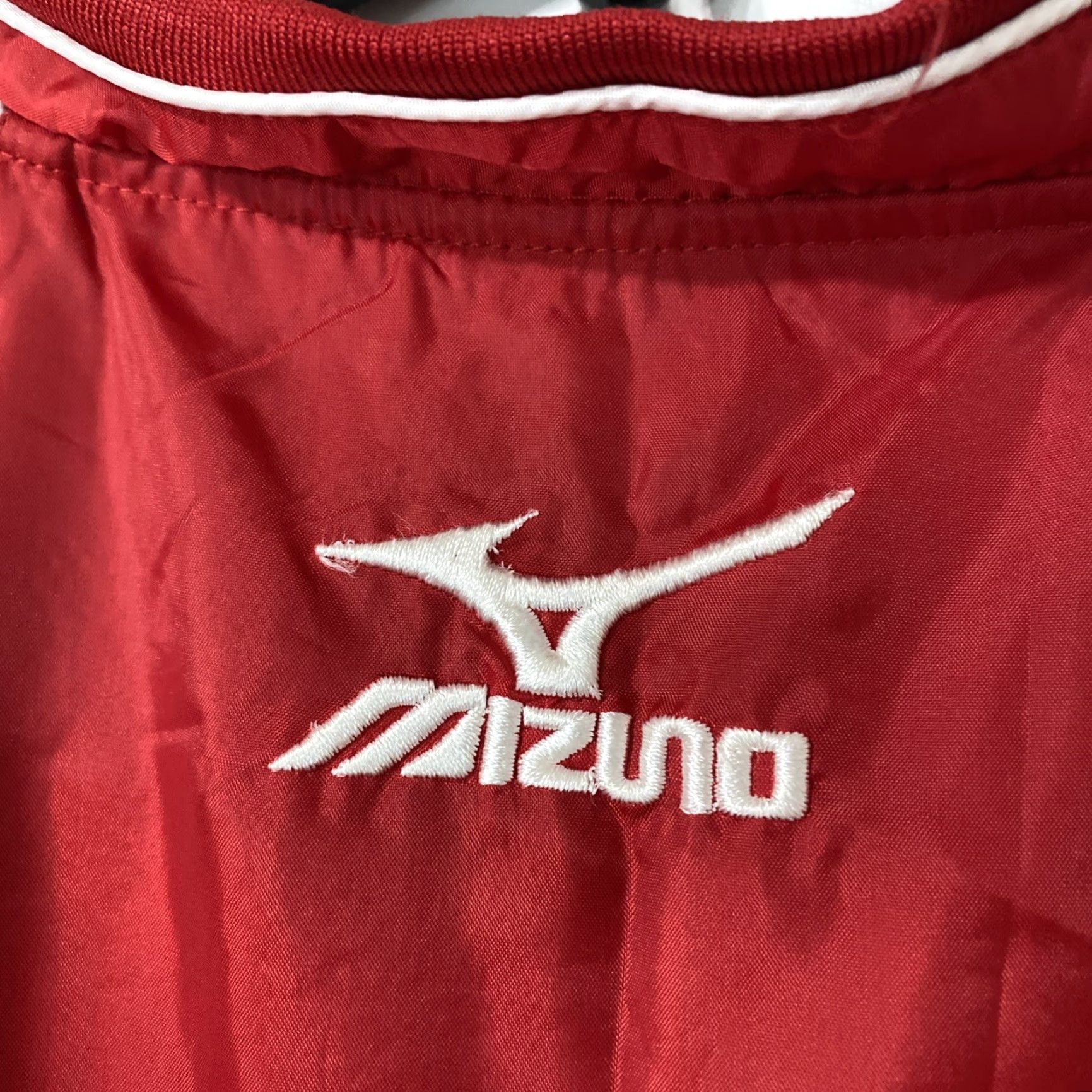 Mizuno Mizuno Windbreaker Shirt Mens L Red Short Sleeve 1/4 Zip Pullover Activewear Sports Shirt Size US L / EU 52-54 / 3 - 5 Thumbnail