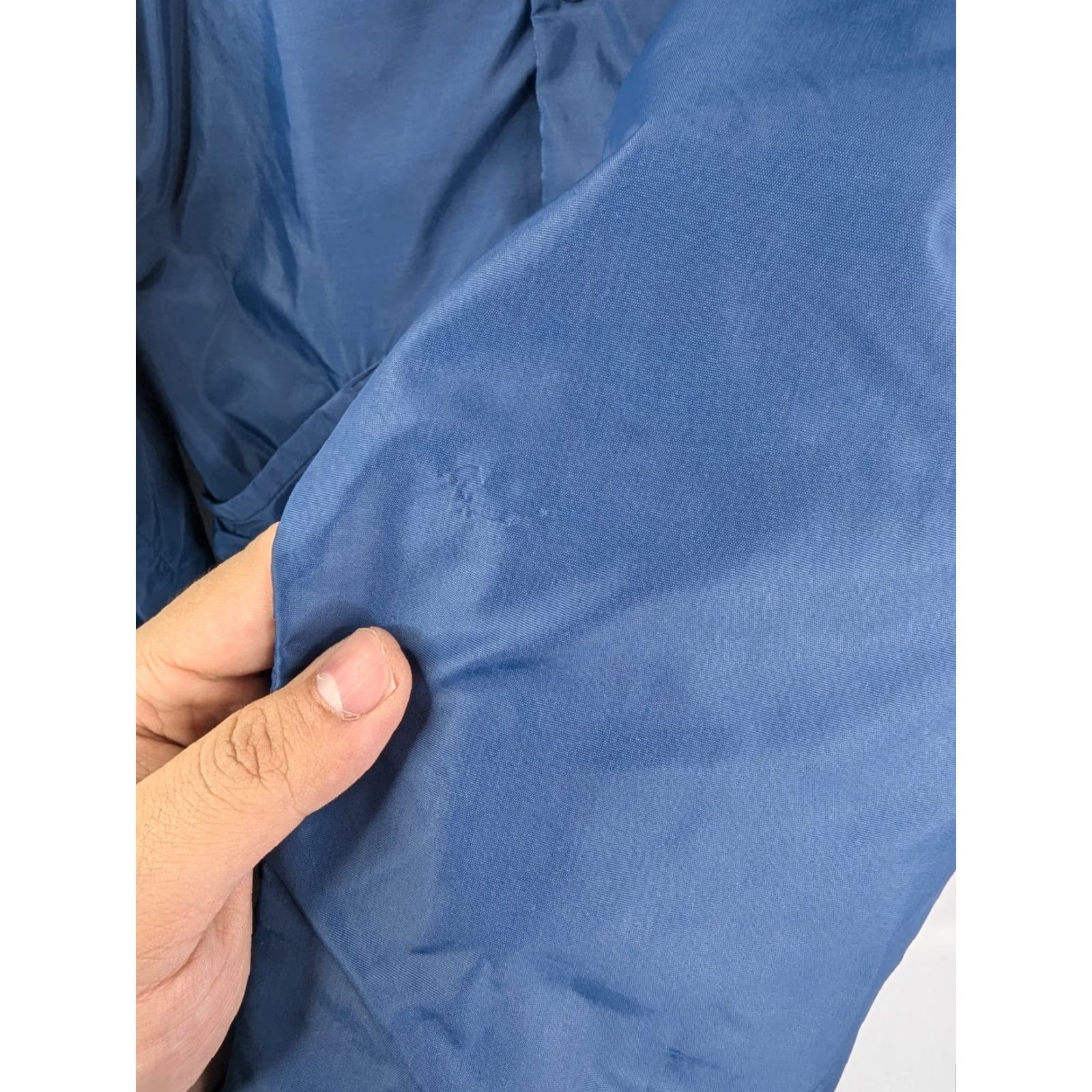 Russell Athletic VINTAGE Russell Athletic Nylon Jacket Medium Blue Windbreaker Snap Button Mens Size US M / EU 48-50 / 2 - 5 Thumbnail