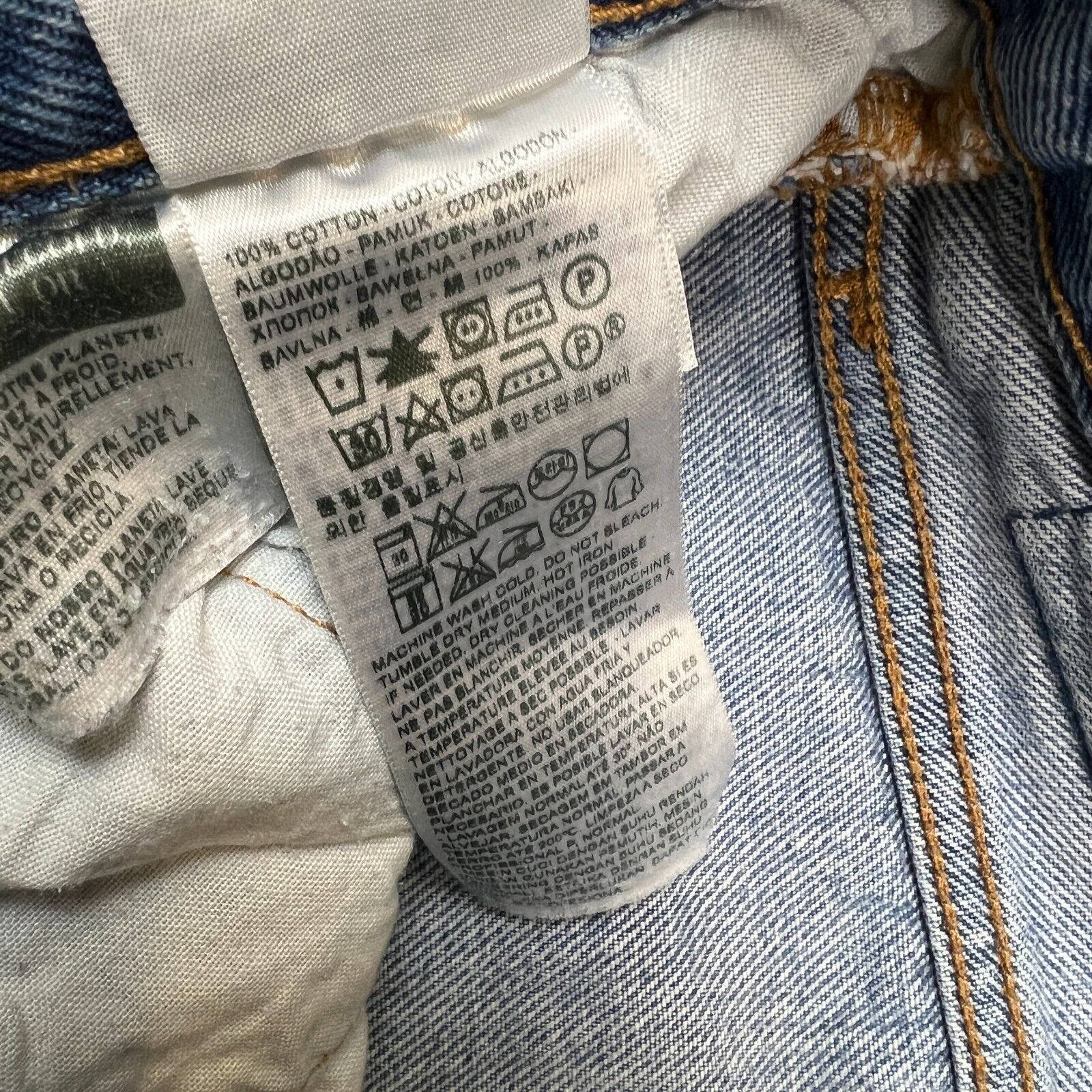 Levi's × Vintage Levi's 501 CT Jeans 36x28 Customized Taper Distressed Denim Size US 36 / EU 52 - 10 Thumbnail