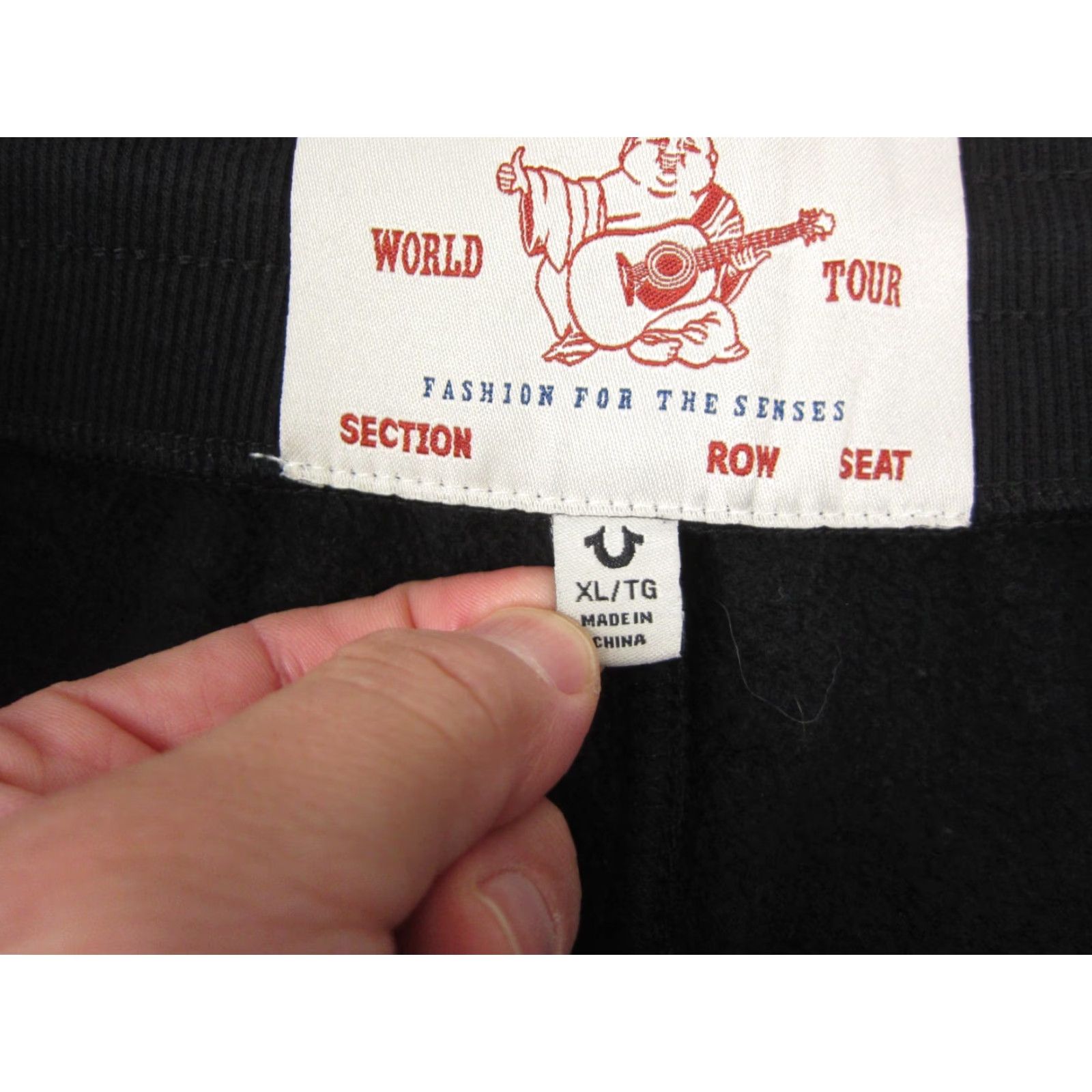 True Religion True Religion Sweatpants Mens XL Black Straight Logo 90s Vintage Not N/A Size US 36 / EU 52 - 7 Thumbnail