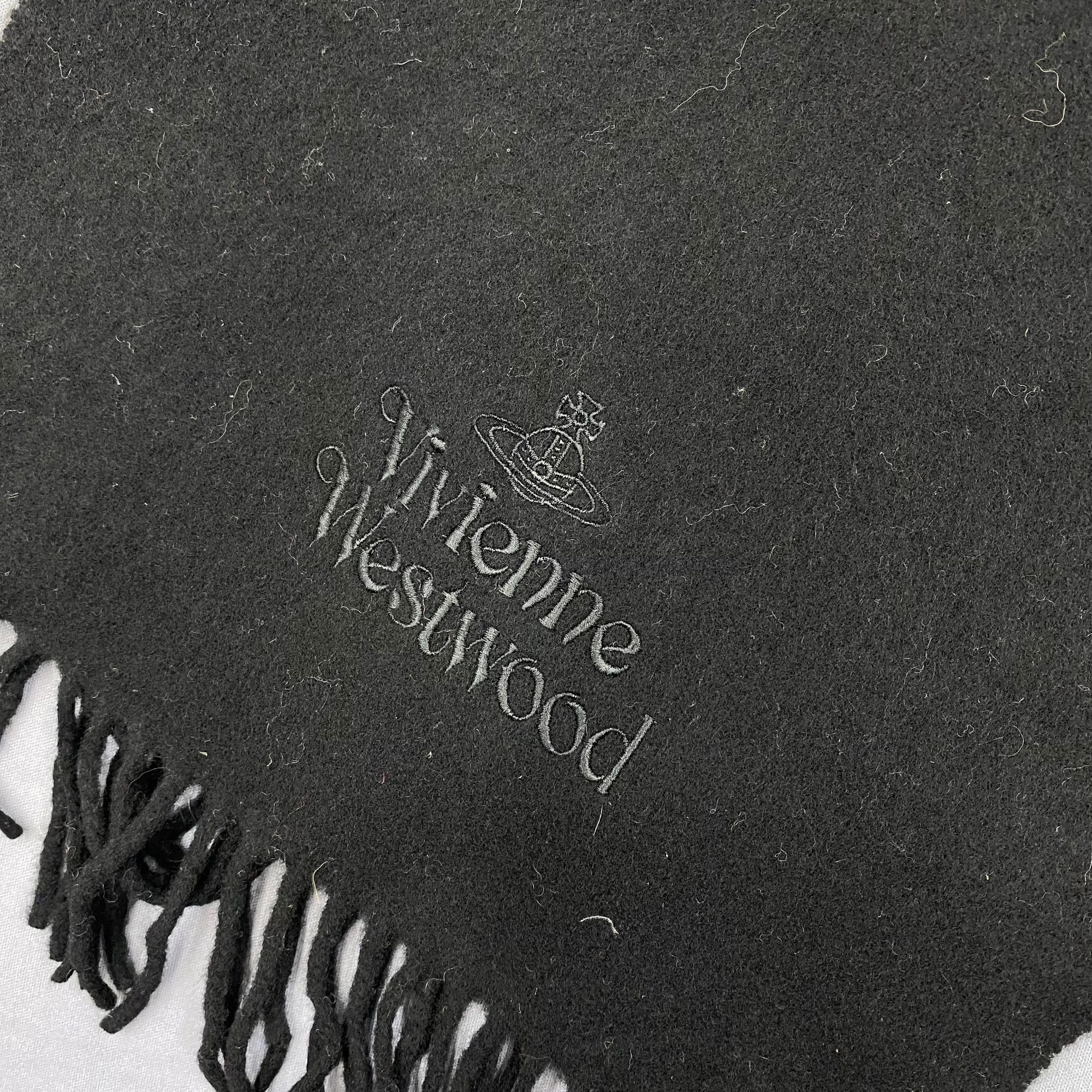 Vivienne Westwood Vintage Vivienne Westwood Scarf Orbs Muffler Wool Scarves Size ONE SIZE - 4 Thumbnail