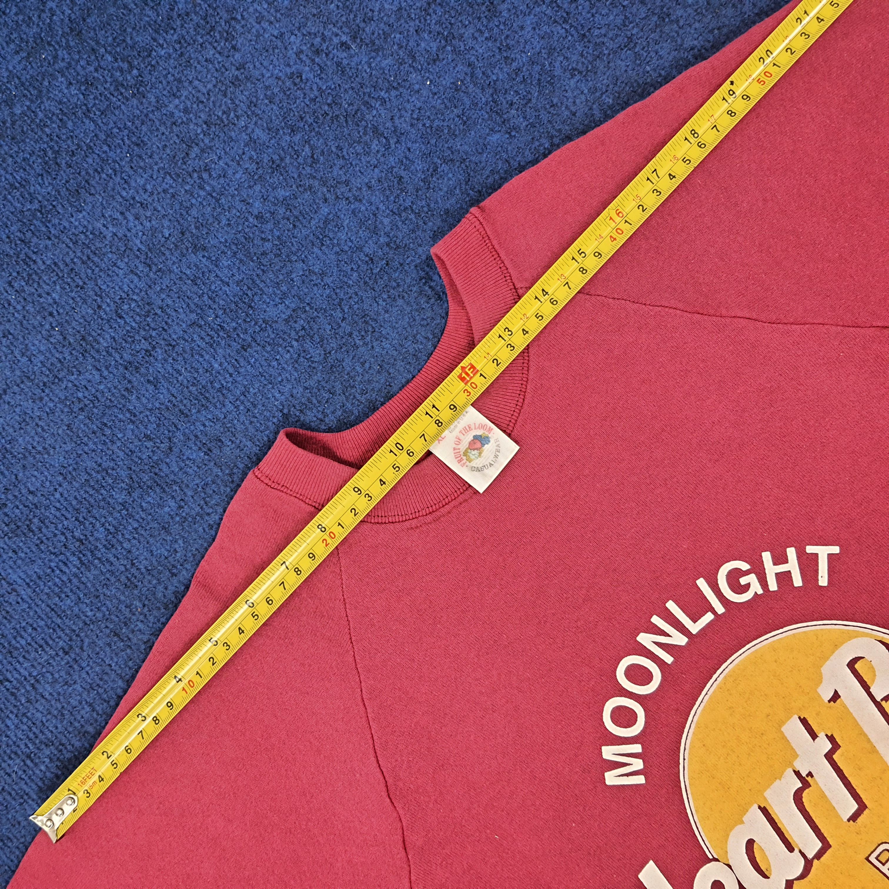 Vintage Vintage Moonlight Heart Beat Boy Forever Sweatshirt C222N7 Size US L / EU 52-54 / 3 - 8 Thumbnail