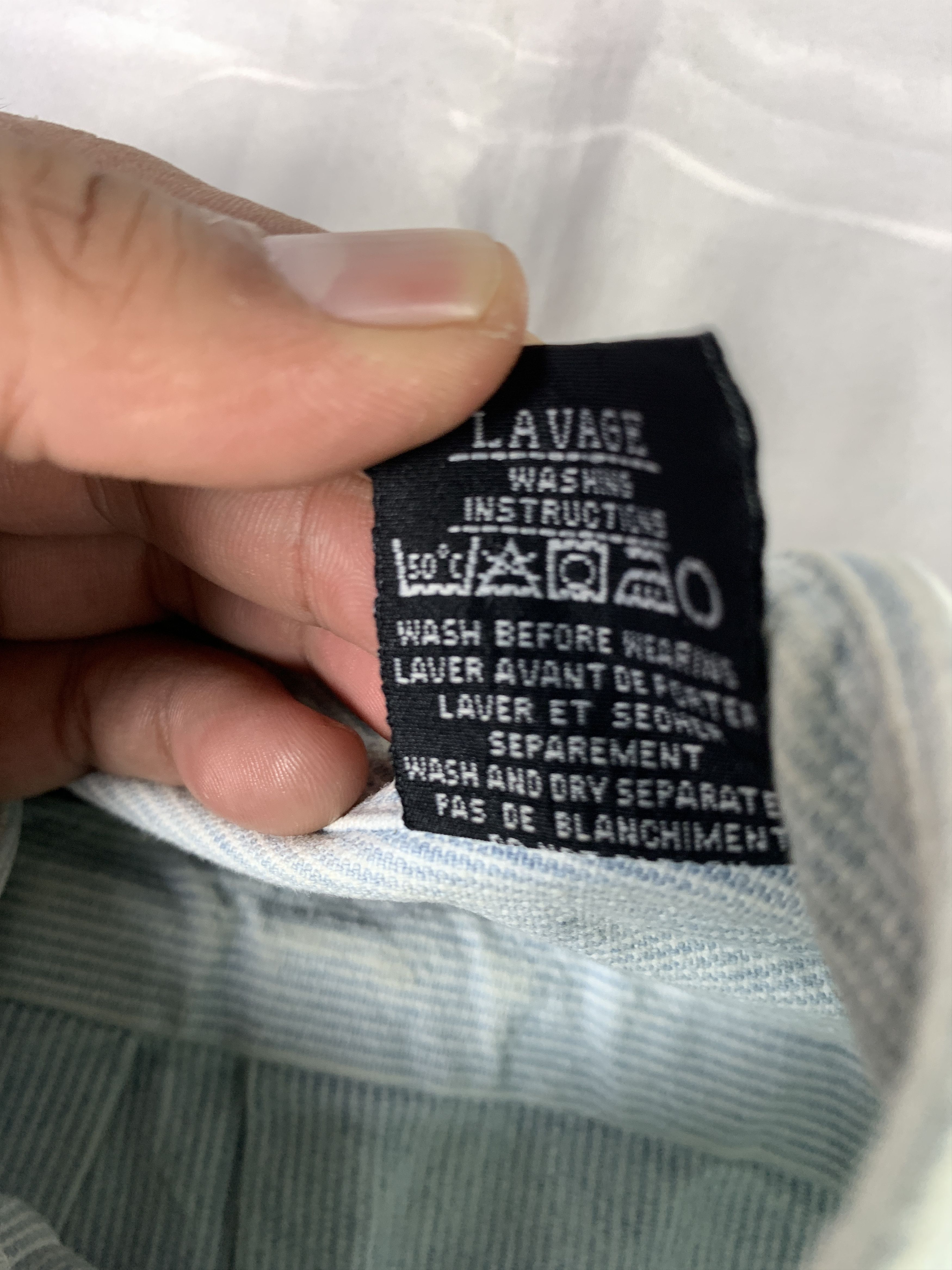 Marc Buchanan Pelle Pelle by Marc Buchanan Soft Blue Heavy Shirt (L) Size US L / EU 52-54 / 3 - 8 Thumbnail