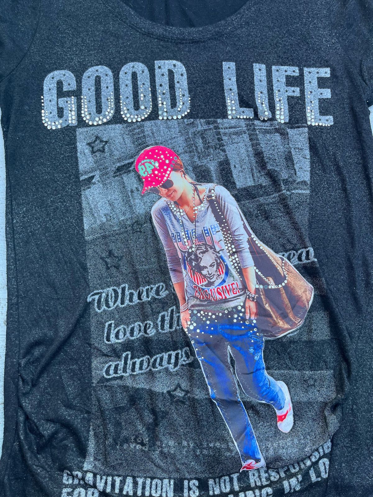 Hysteric Glamour Good life Gothic Poem Tee LGB Size US S / EU 44-46 / 1 - 2 Thumbnail