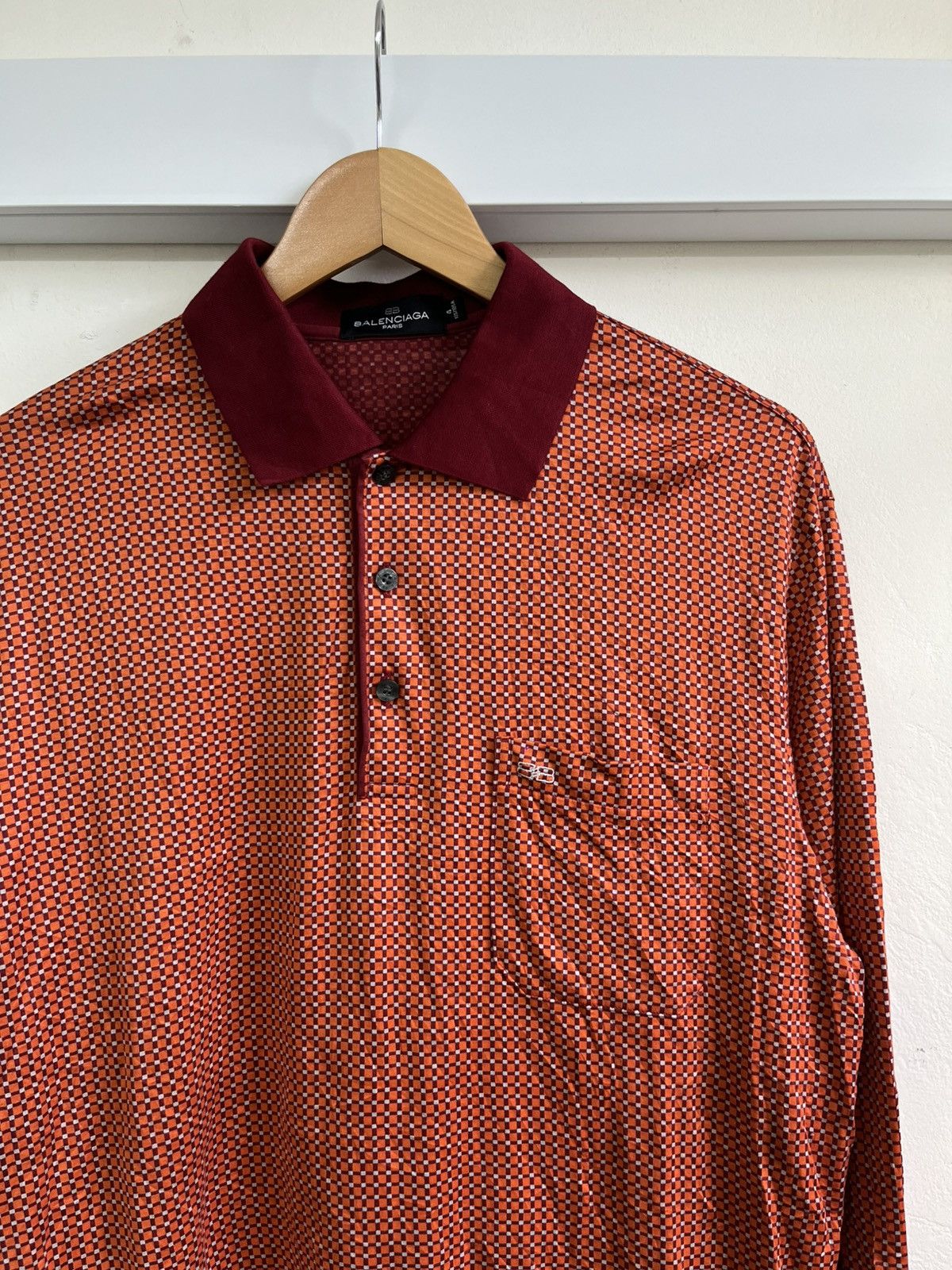 Balenciaga Vintage Balenciaga longsleeve polo shirt Size US L / EU 52-54 / 3 - 2 Thumbnail