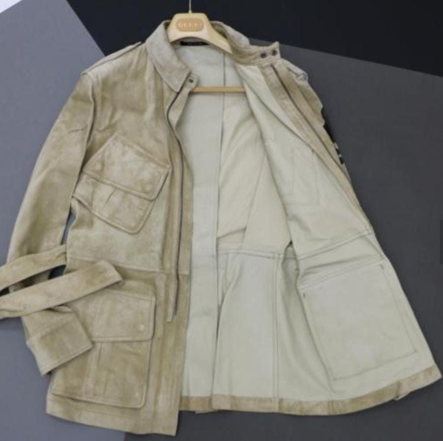 Gucci Gucci super rare suede leather jacket Size US M / EU 48-50 / 2 - 7 Thumbnail
