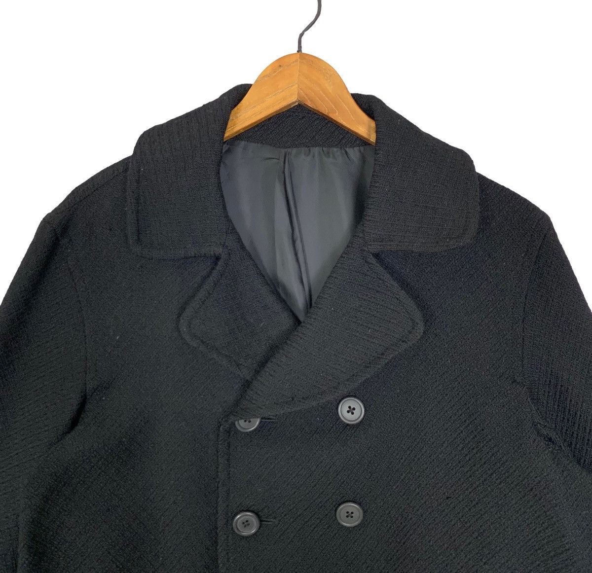 Hysteric Glamour Vintage 90s Hysteric Glamour Double Breasted Trench Coat Size M / US 6-8 / IT 42-44 - 3 Thumbnail