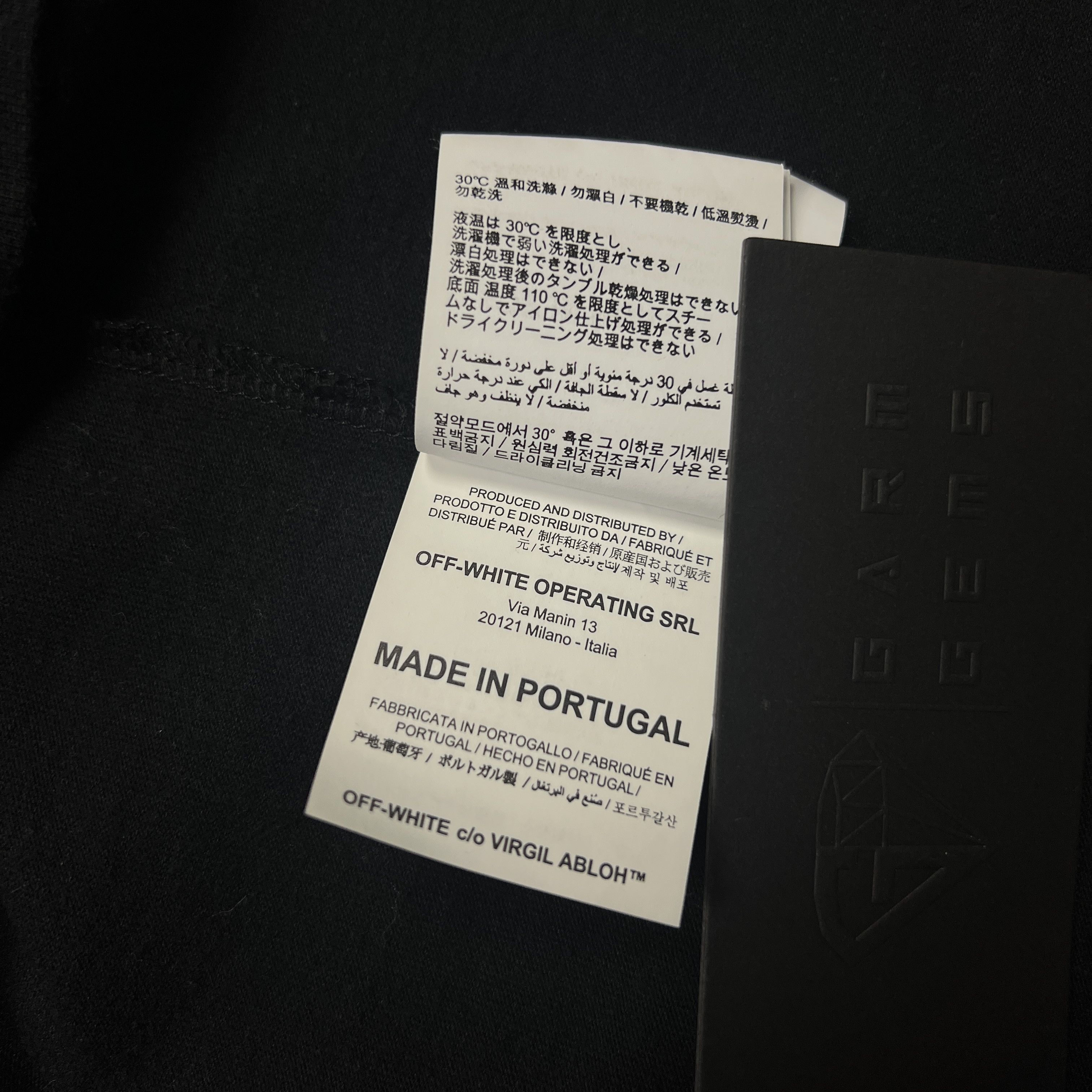 Off-White Off-White Rationalism 3D Cross Logo Glow In The Dark T-Shirt Size US M / EU 48-50 / 2 - 9 Thumbnail
