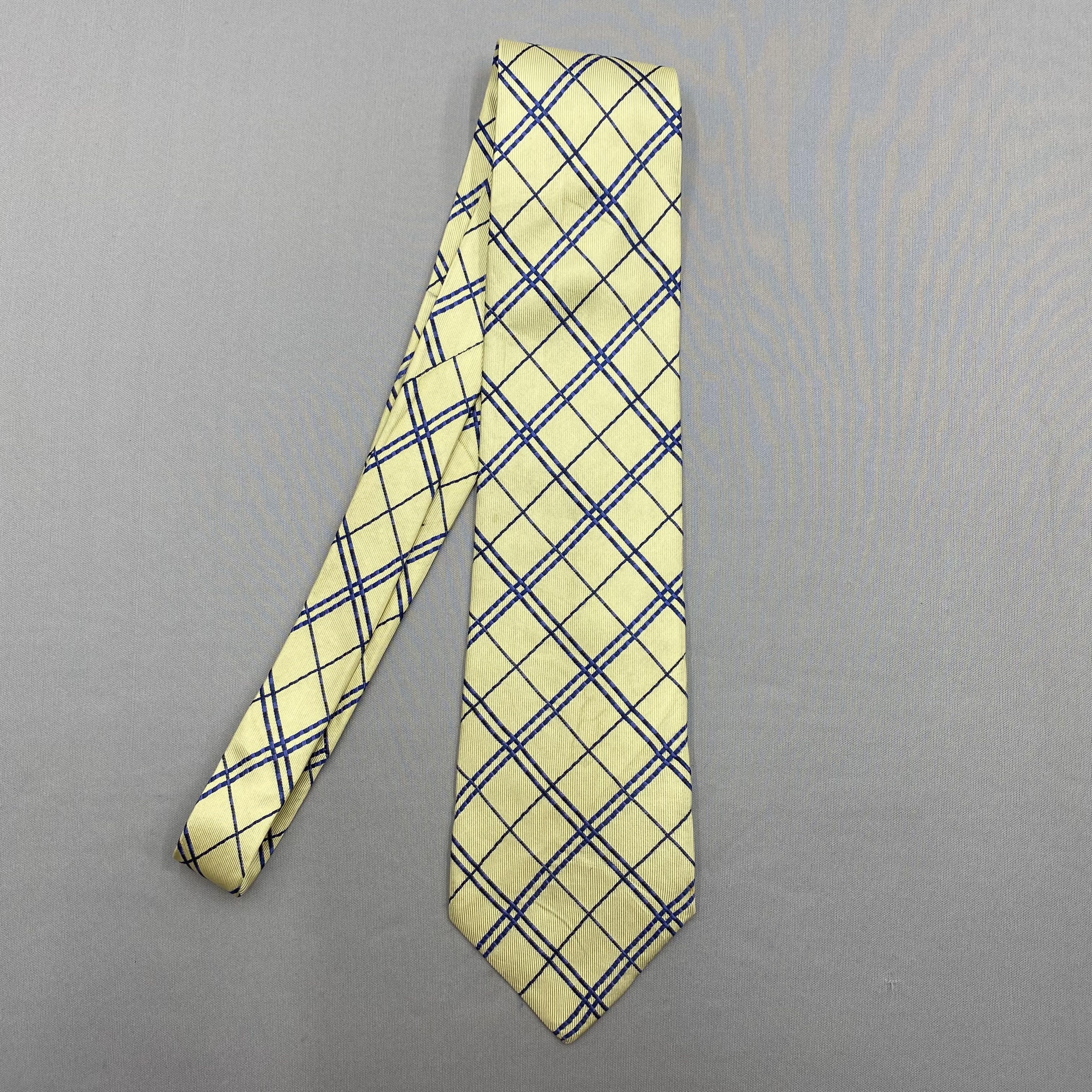 Japanese Brand Vintage Yves Saint Laurent SILK Necktie Cravate Pure Silk Size ONE SIZE - 5 Thumbnail