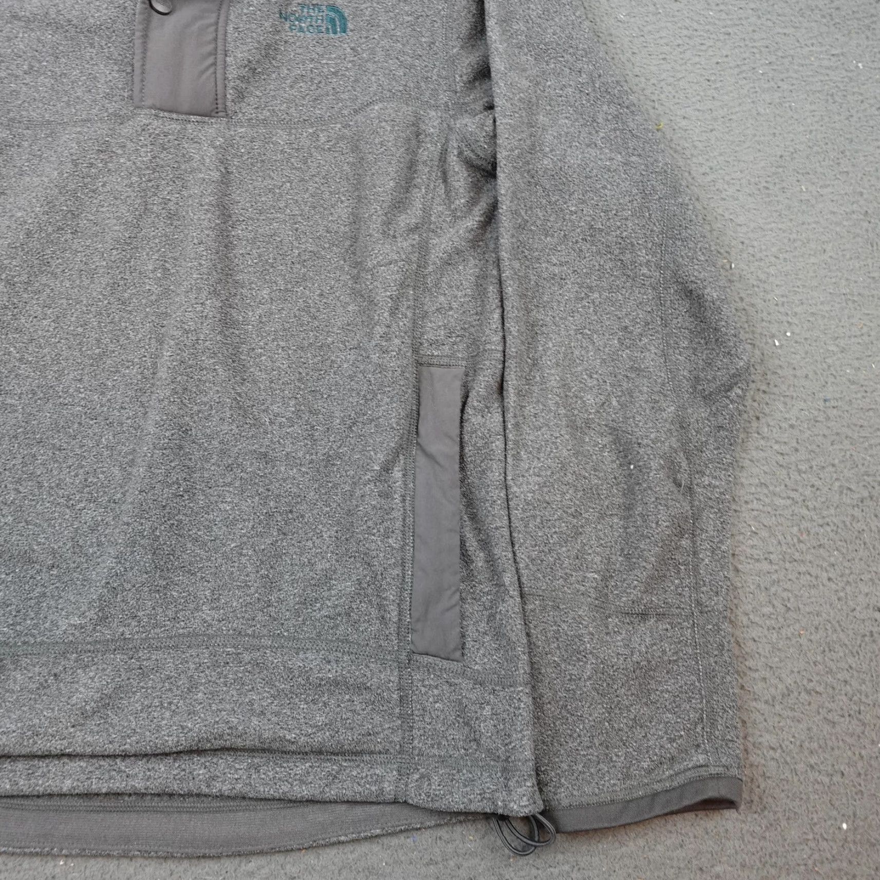 The North Face The North Face Mens Small Gray Fleece 1/4 Zip Snap Pullover Outdoor Sweatshirt Jacket Size US S / EU 44-46 / 1 - 2 Thumbnail