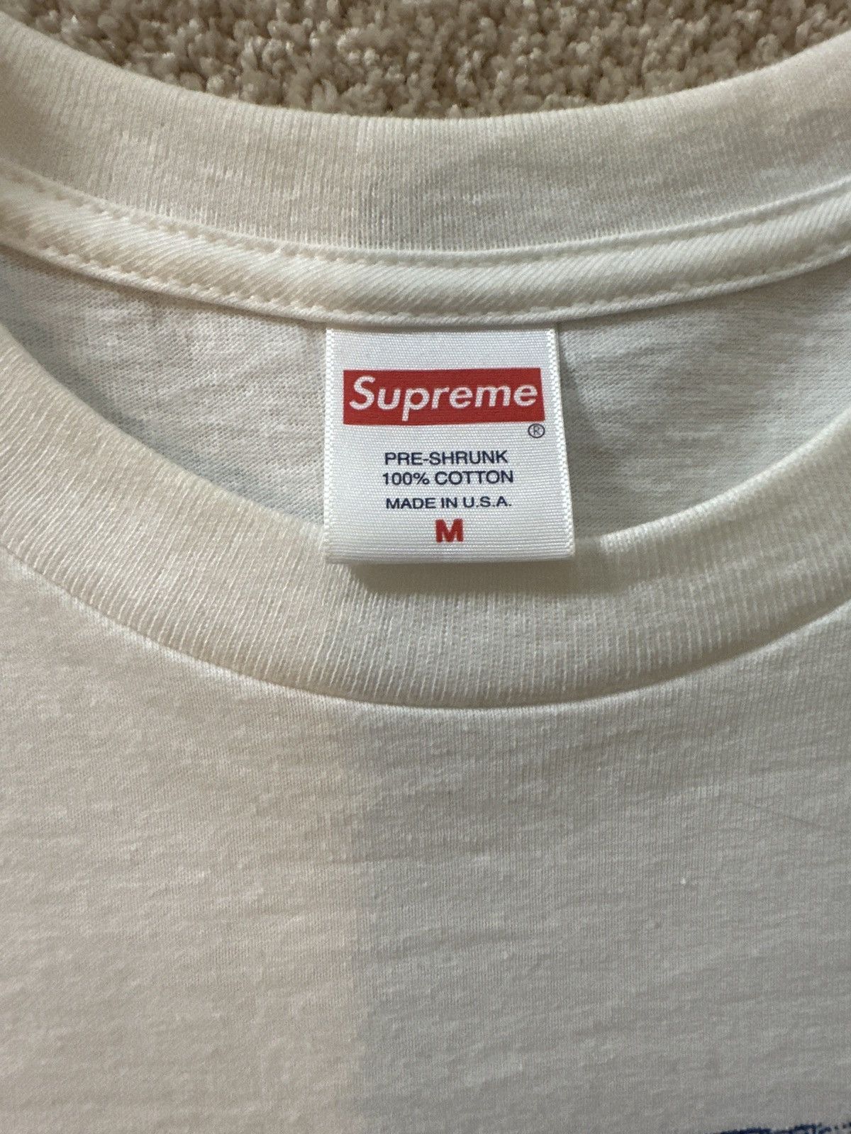 Supreme Supreme Mona Lisa White Tee Size US M / EU 48-50 / 2 - 2 Thumbnail