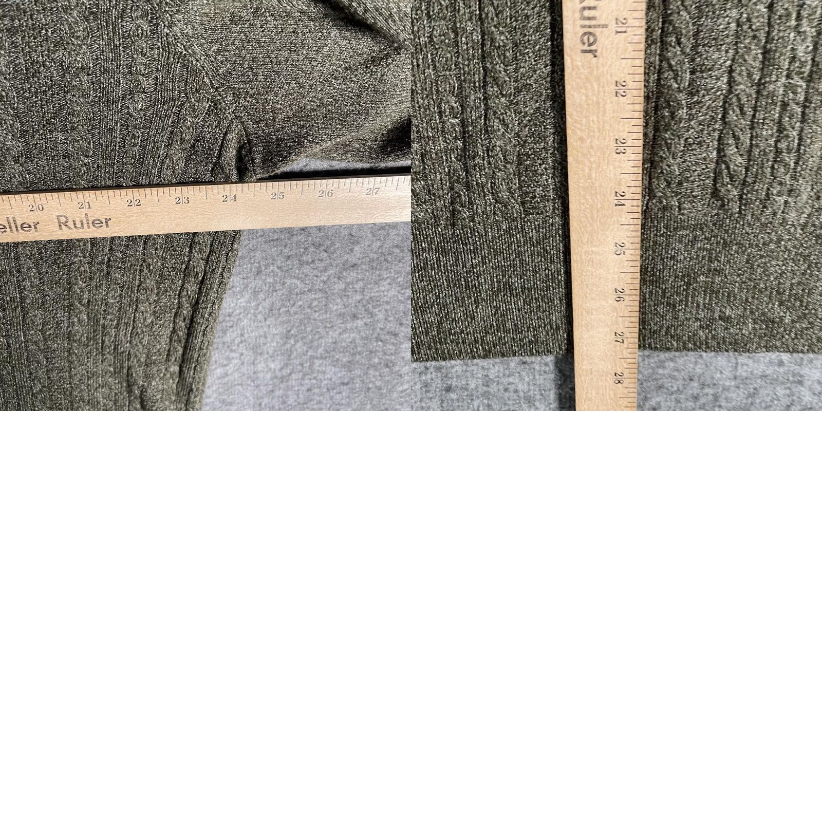 Dockers Dockers Sweater Mens XL Green Cable Knit Crewneck Pullover Classic Size US XL / EU 56 / 4 - 8 Thumbnail