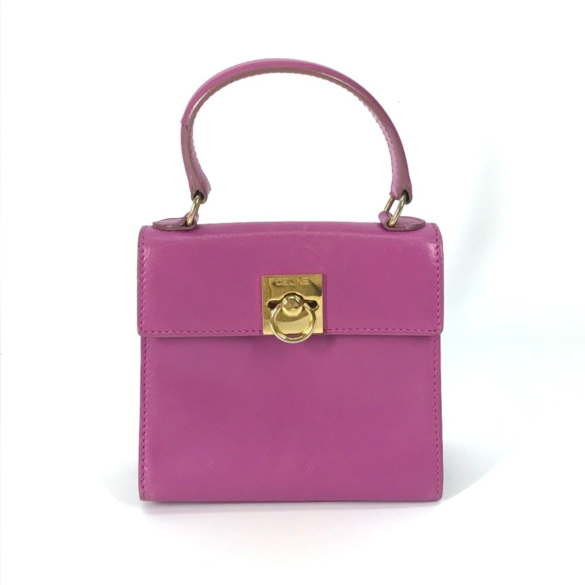 Celine CELINE Bag vintage bag Hand Bag Purple Based Gold Size ONE SIZE - 1 Thumbnail