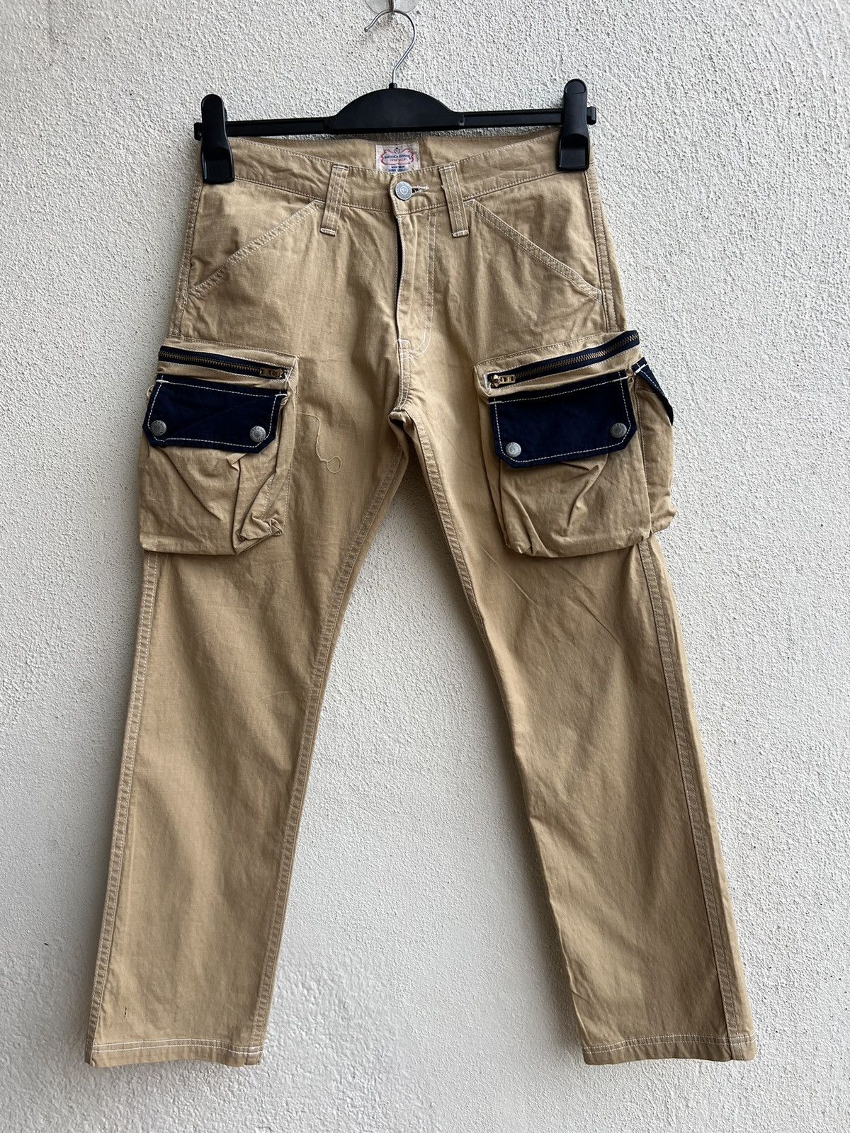 KOJIMA GENES Kojima Genes Japan Tactical Cargo Ripstop Trouser Cropped Size US 29 - 6 Thumbnail