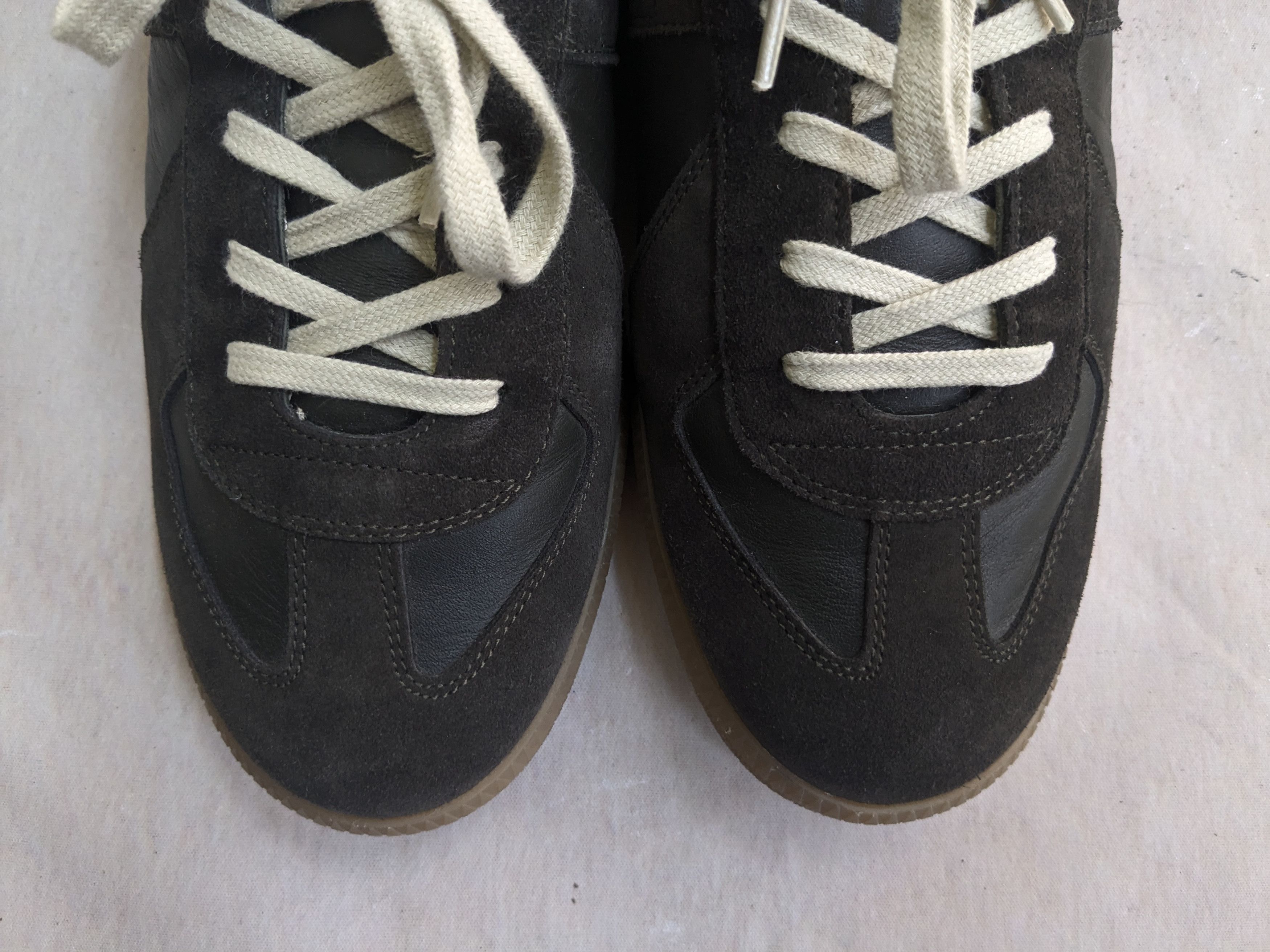Maison Margiela Maison Margiela GAT Replica Olive Green 10.5 43.5 Gum Size US 10.5 / EU 43-44 - 5 Thumbnail