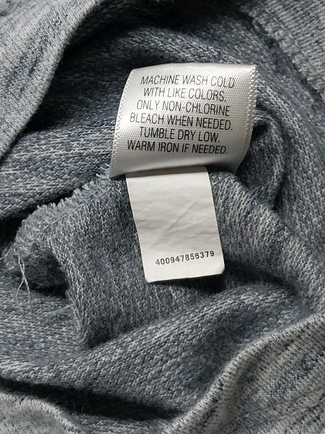 Sonoma Sonoma Womens Small Marled Gray Striped Tee Soft Casual Size S / US 4 / IT 40 - 5 Thumbnail