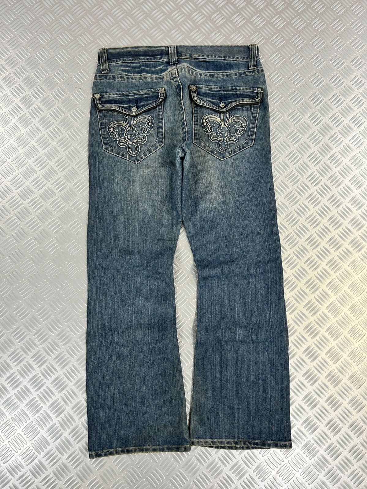 Japanese Brand × Vintage Bootcut Japanese jeans nobu vintage y2k style 2000’s Size US 33 - 2 Thumbnail