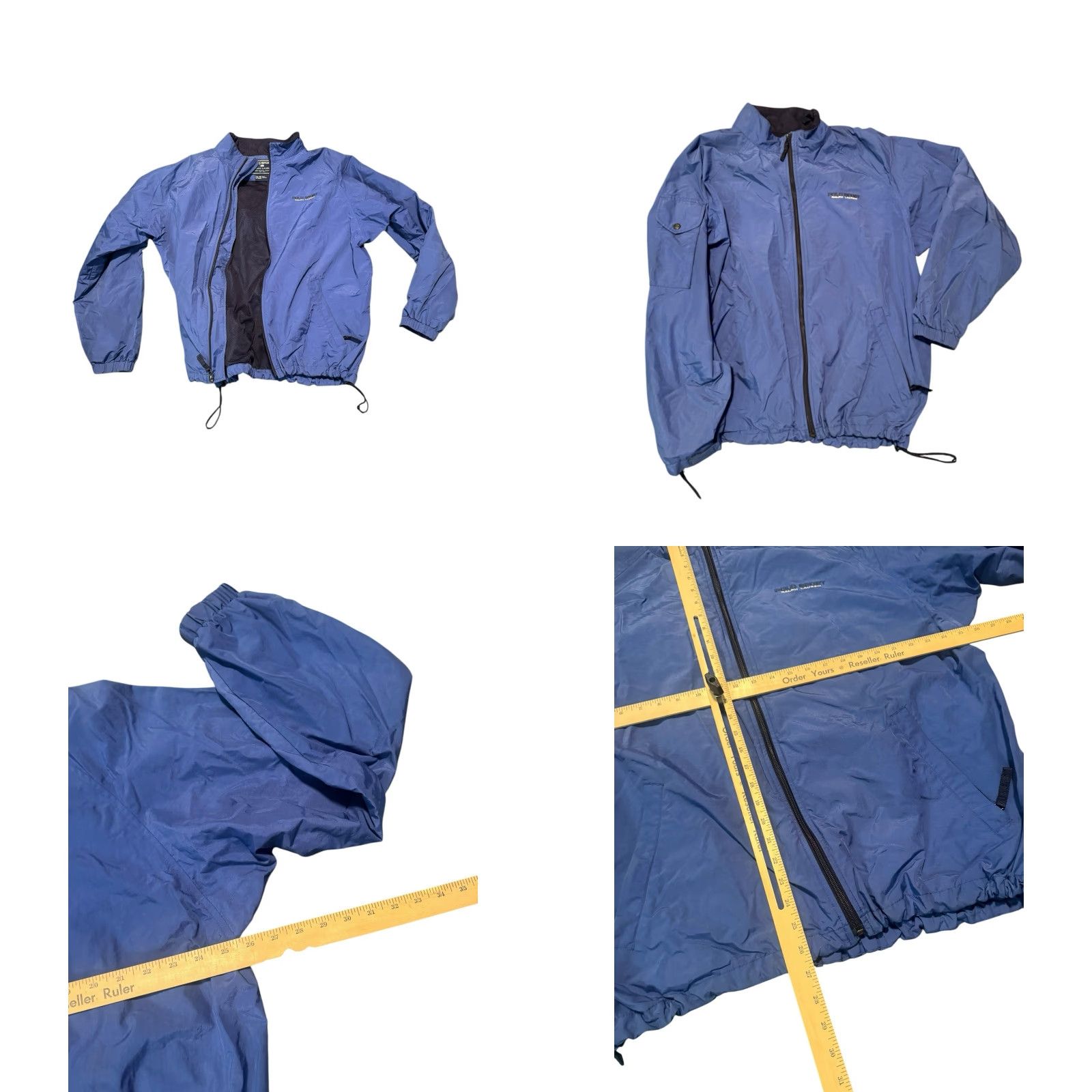 Nike VINTAGE Polo Ralph Lauren Sport Windbreaker Jacket Mens XL Blue Full Zip 90s Size US XL / EU 56 / 4 - 9 Thumbnail