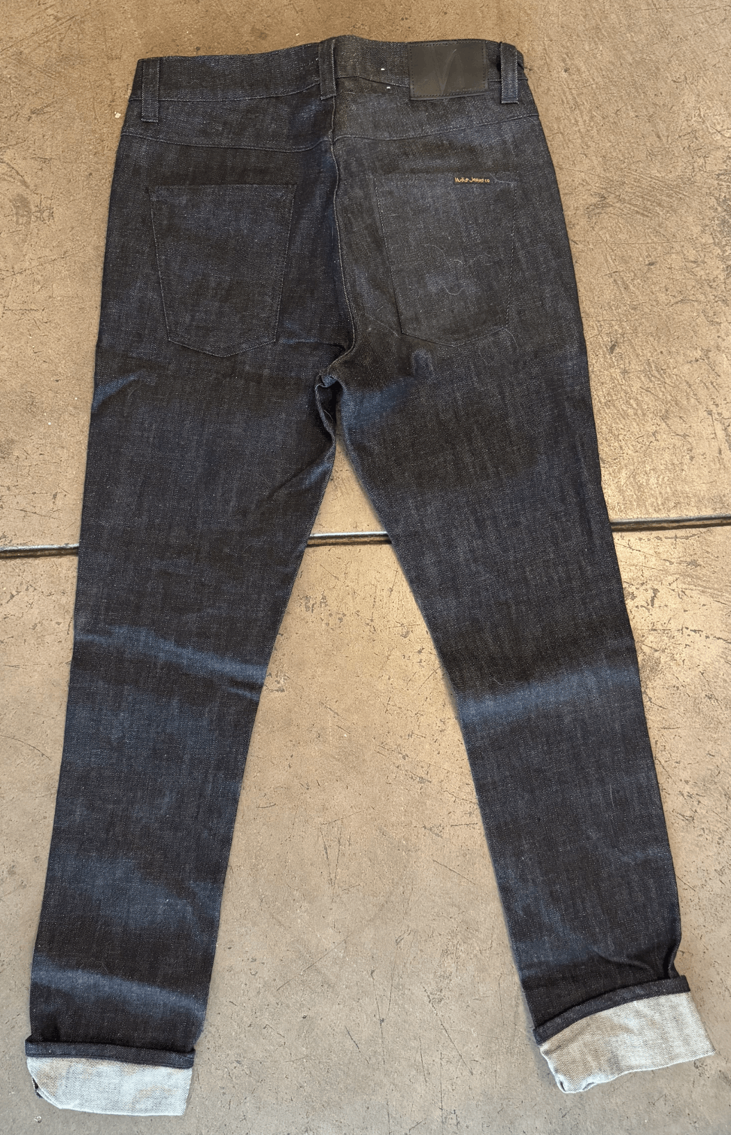 Nudie Jeans Lean Dean Dry Deep Dark Comfort 30/32 Size US 30 / EU 46 - 4 Thumbnail