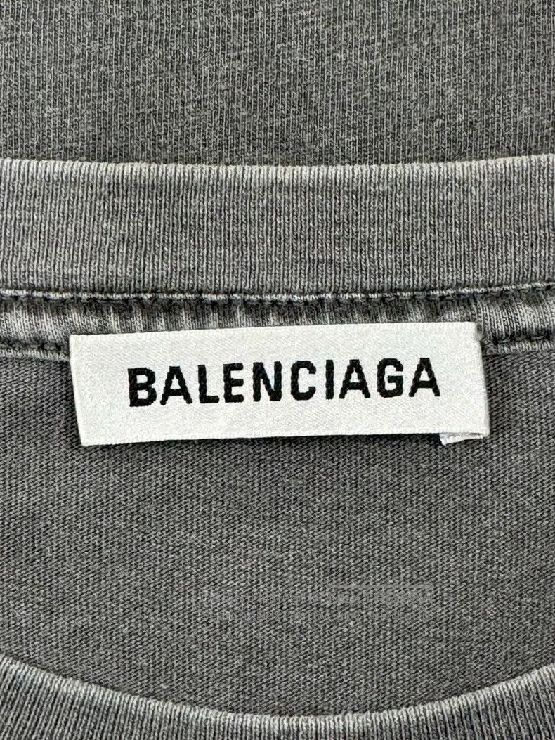 Balenciaga Balenciaga Small logo washed Tee Size US M / EU 48-50 / 2 - 7 Thumbnail